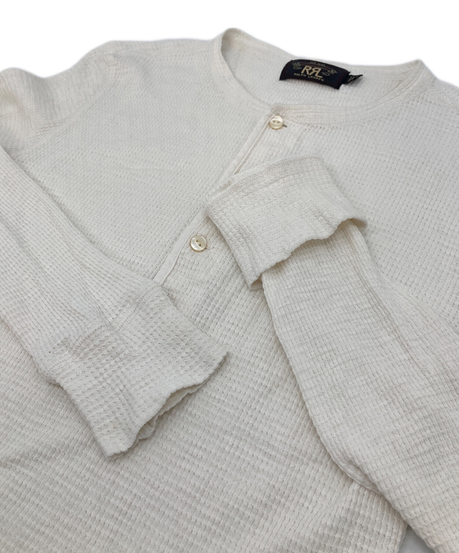 中古・古着通販】RRL (ダブルアールエル) ワッフルヘンリーネック