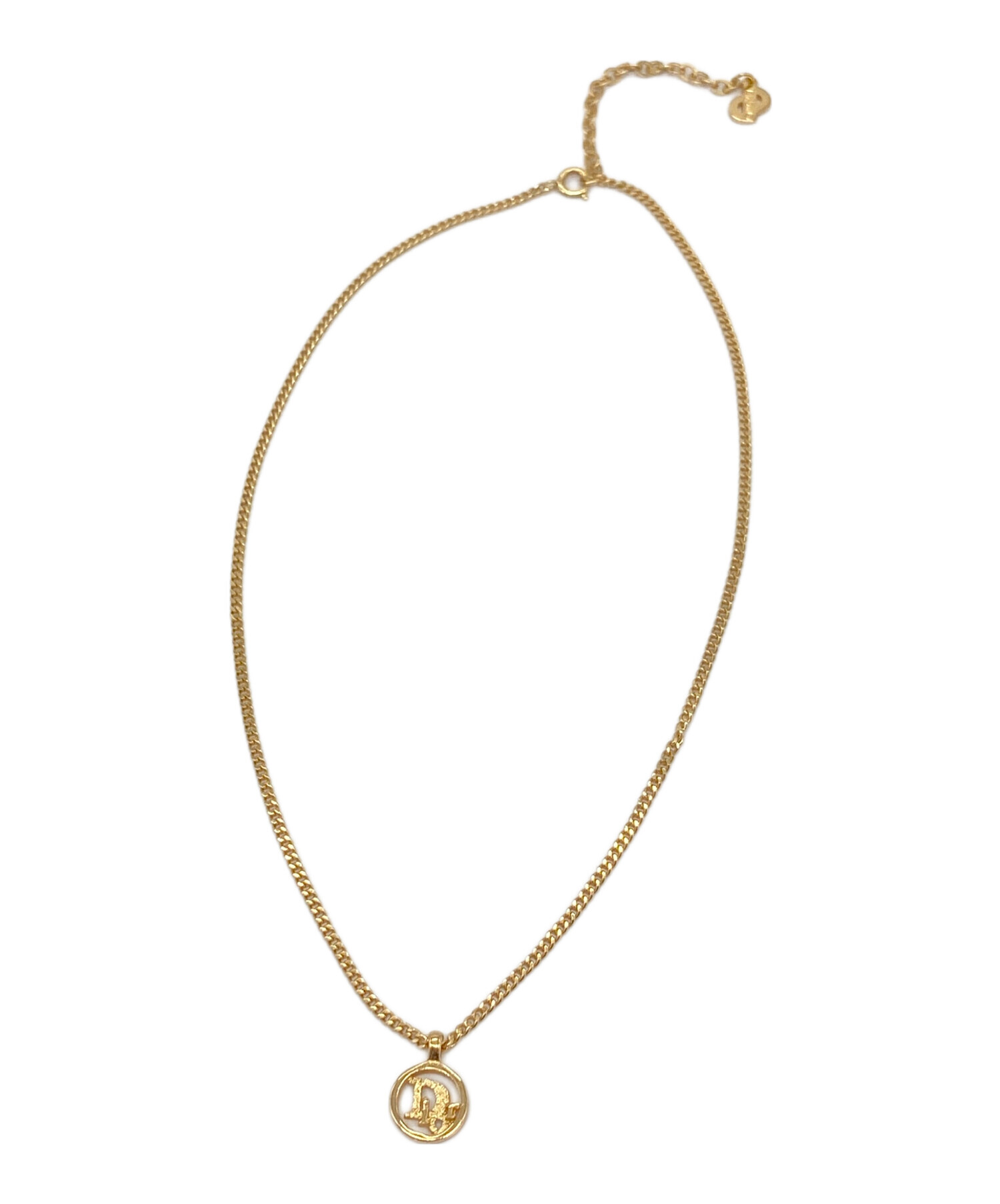 Christian Dior【5jpb0434】ヴィンテージ　CDロゴネックレス 中古・古着通販】Christian Dior (クリスチャン ディオール