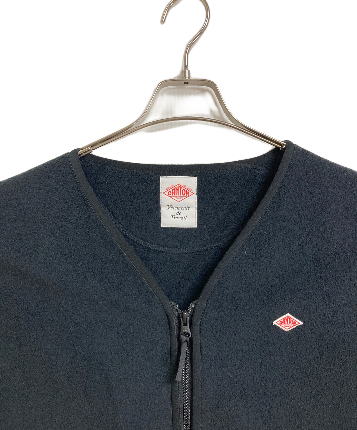 【新品未使用】DANTONポーラテックフリース Vネックジャケット 中古・古着通販】DANTON (ダントン) POLARTEC FLEECE V NECK JACKET
