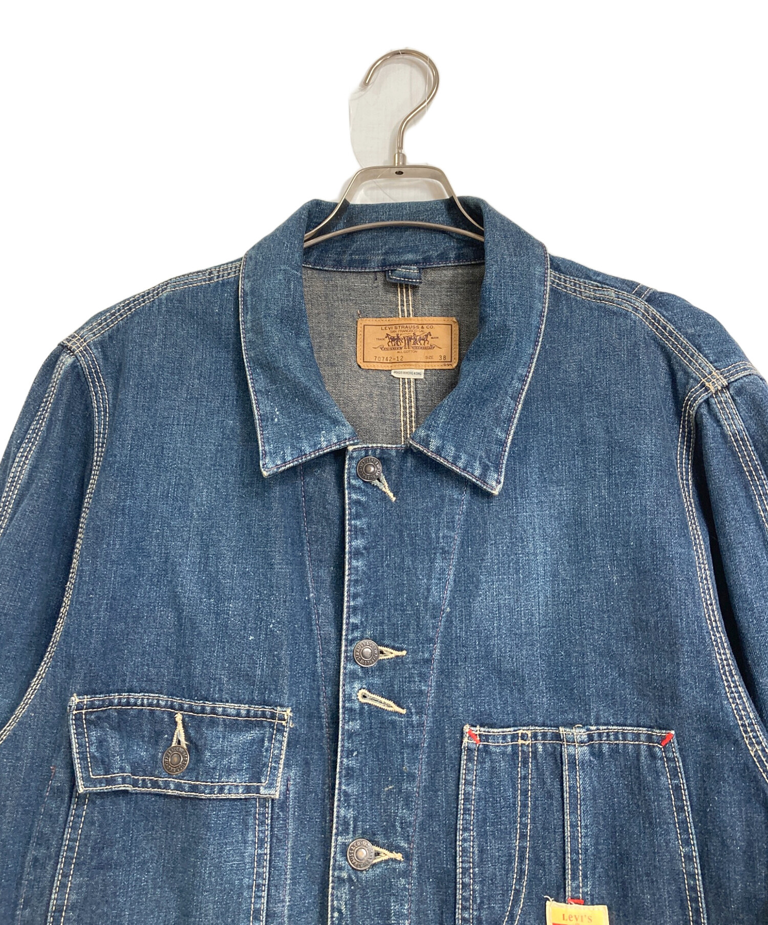 中古・古着通販】LEVI'S (リーバイス) カバーオール デニムジャケット