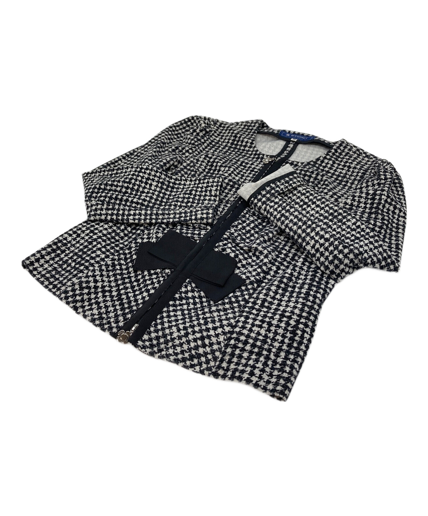 M'S GRACY エムズグレイシー ジップアップコート リボン M'S GRACY エムズグレイシー ジップアップコート リボン 花柄 - メルカリ