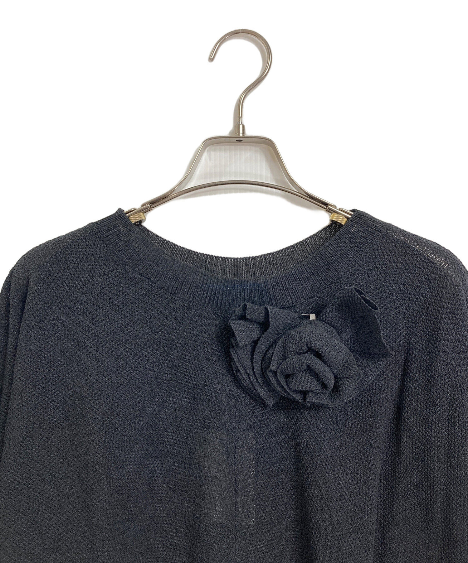 中古・古着通販】M'S GRACY (エムズグレイシー) ブローチ付きニット