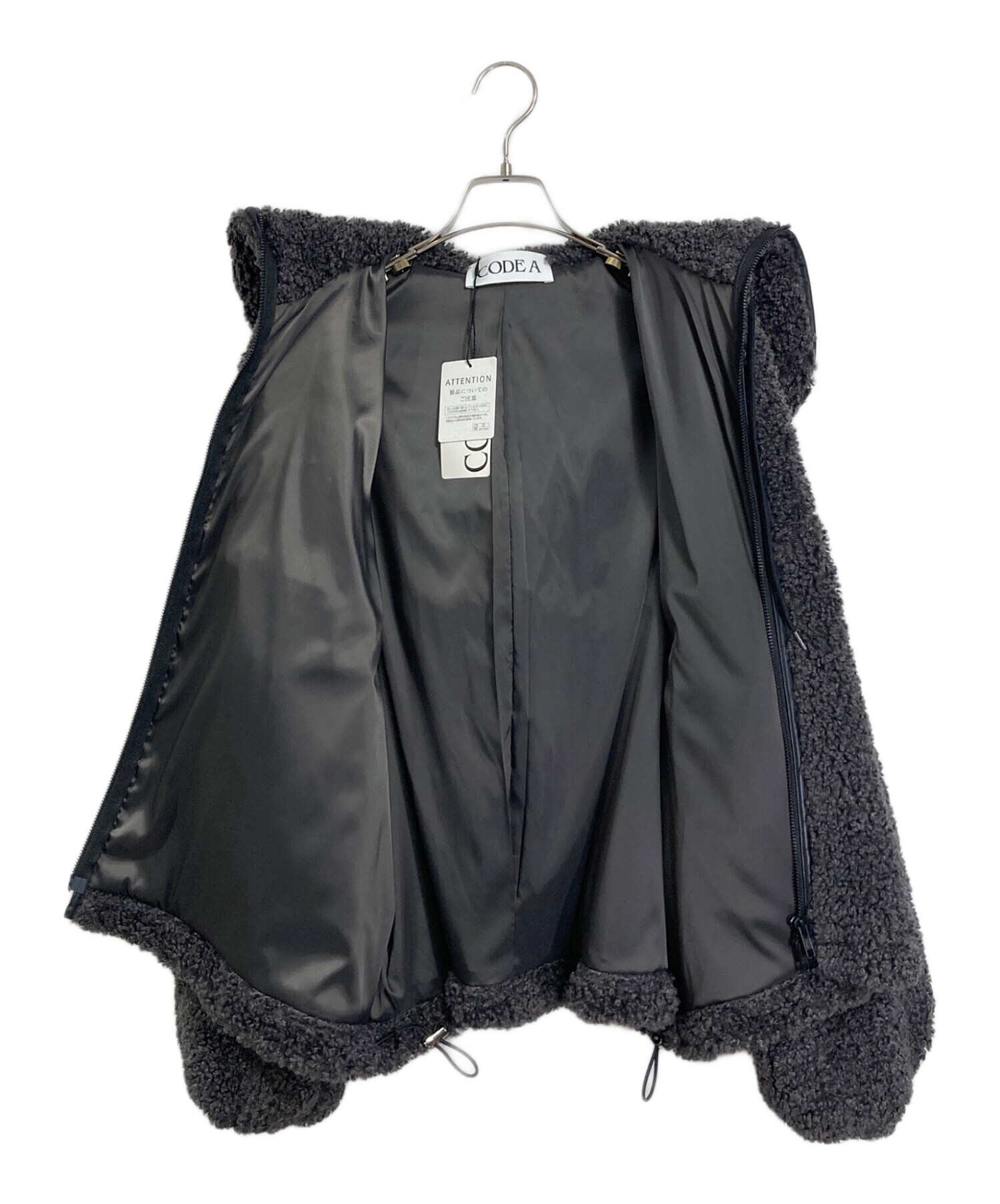 中古・古着通販】code a (コードエー) boa hoodie blouson ボア