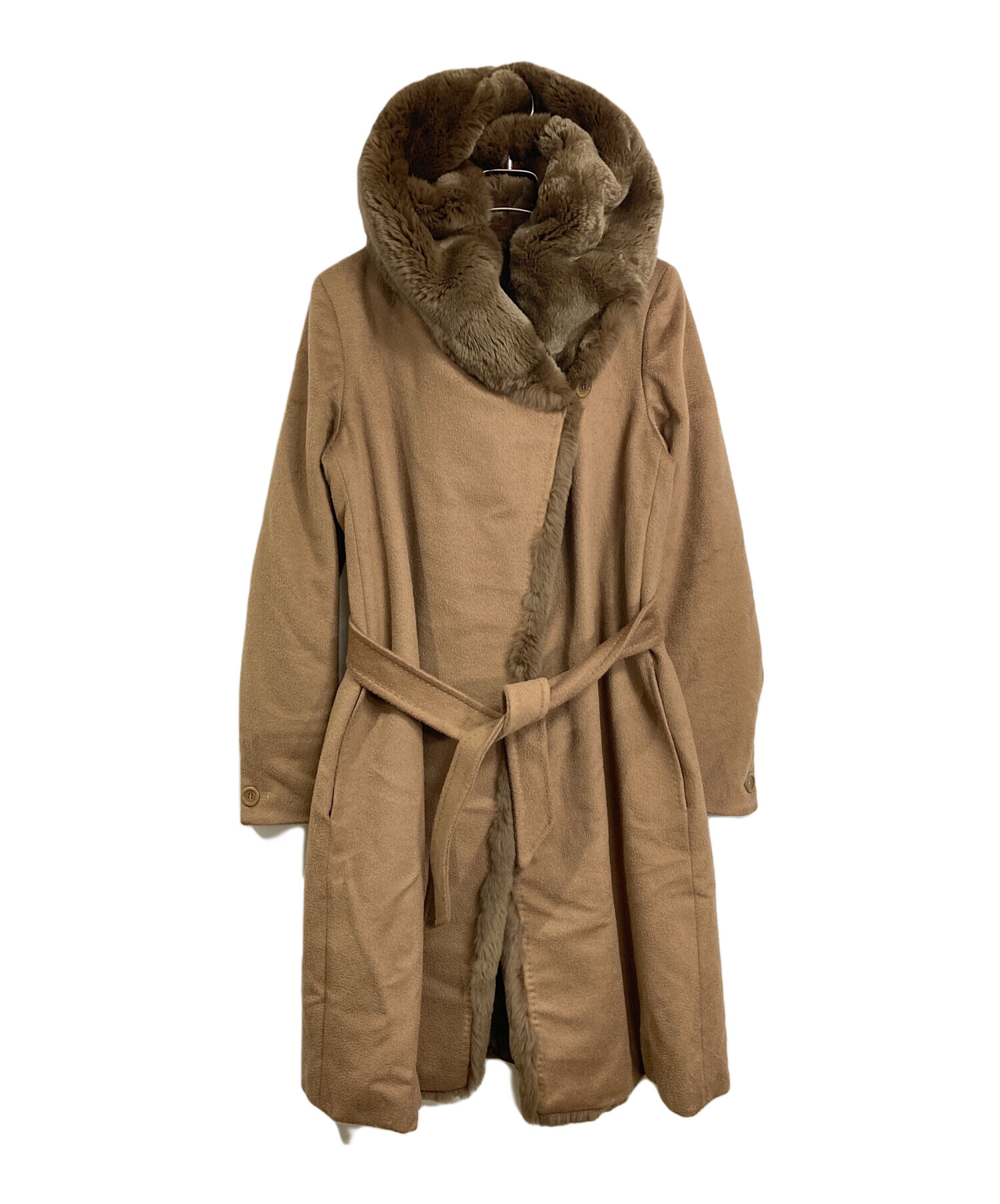 中古・古着通販】MaxMara (マックスマーラ) アルパカウール フーデッド