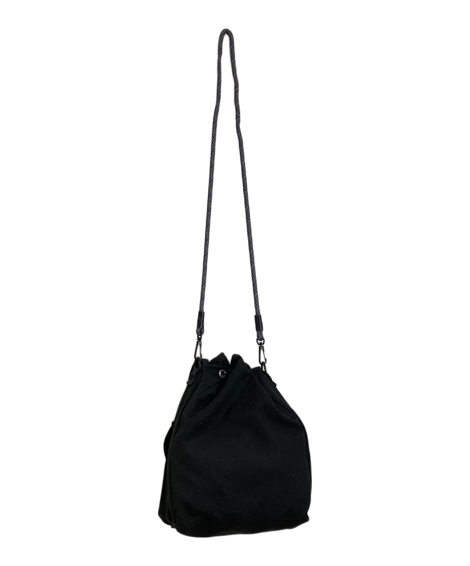 セール中様線　非売品ノベルティ ブラックショルダーバッグ ショルダーバッグ シルバーチェーン ミニポーチ付き[品番：DCTW0002837