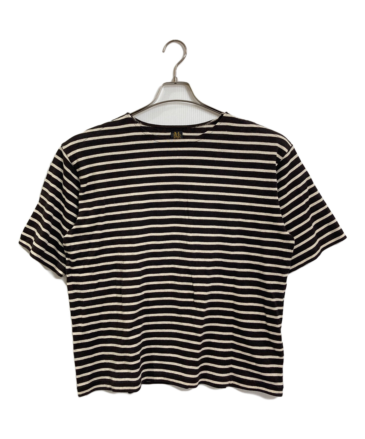 中古・古着通販】BATONER (バトナ―) COTTON-LINEN SHORT SLEEVE BASQUE