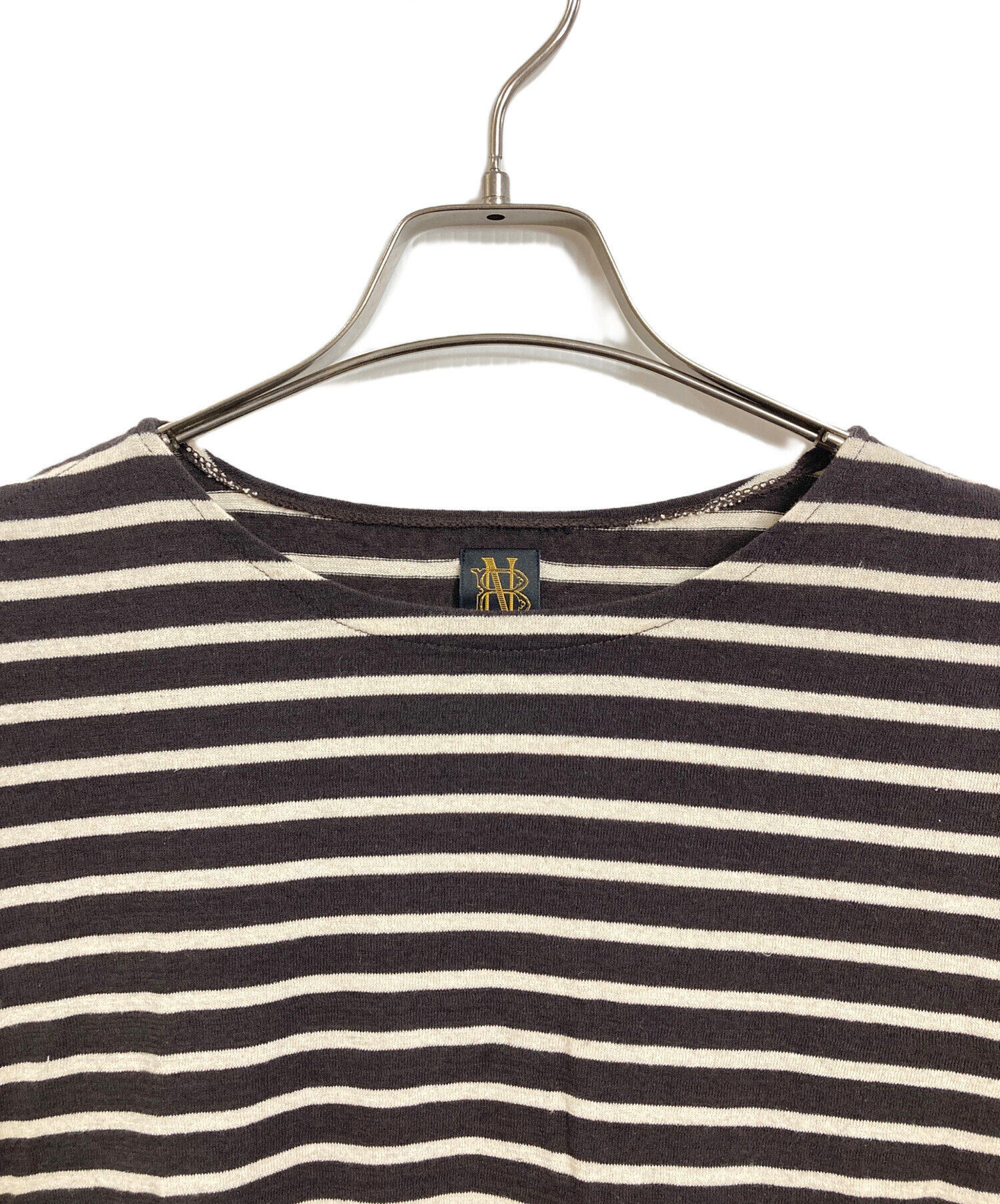 中古・古着通販】BATONER (バトナ―) COTTON-LINEN SHORT SLEEVE BASQUE