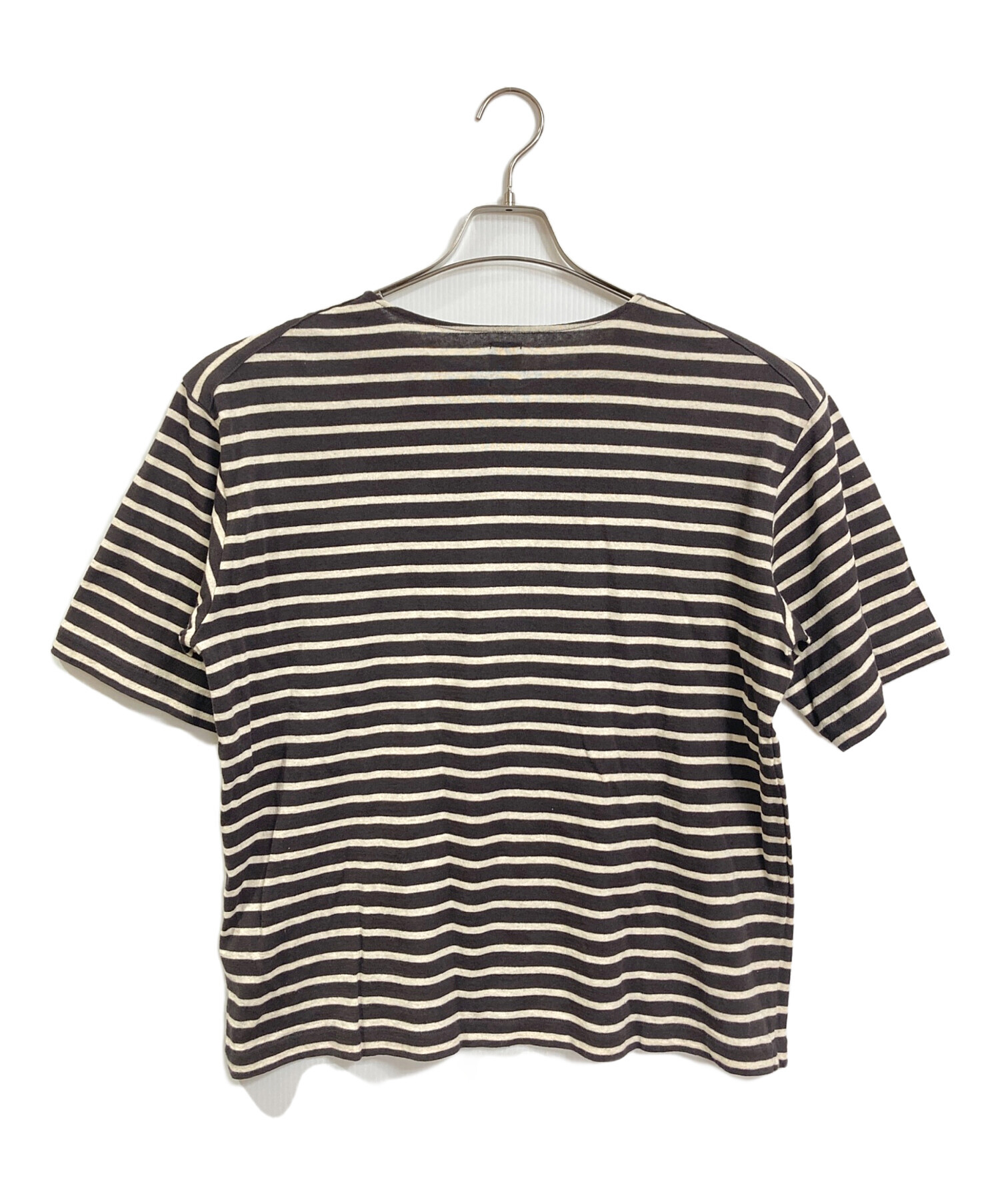 中古・古着通販】BATONER (バトナ―) COTTON-LINEN SHORT SLEEVE BASQUE