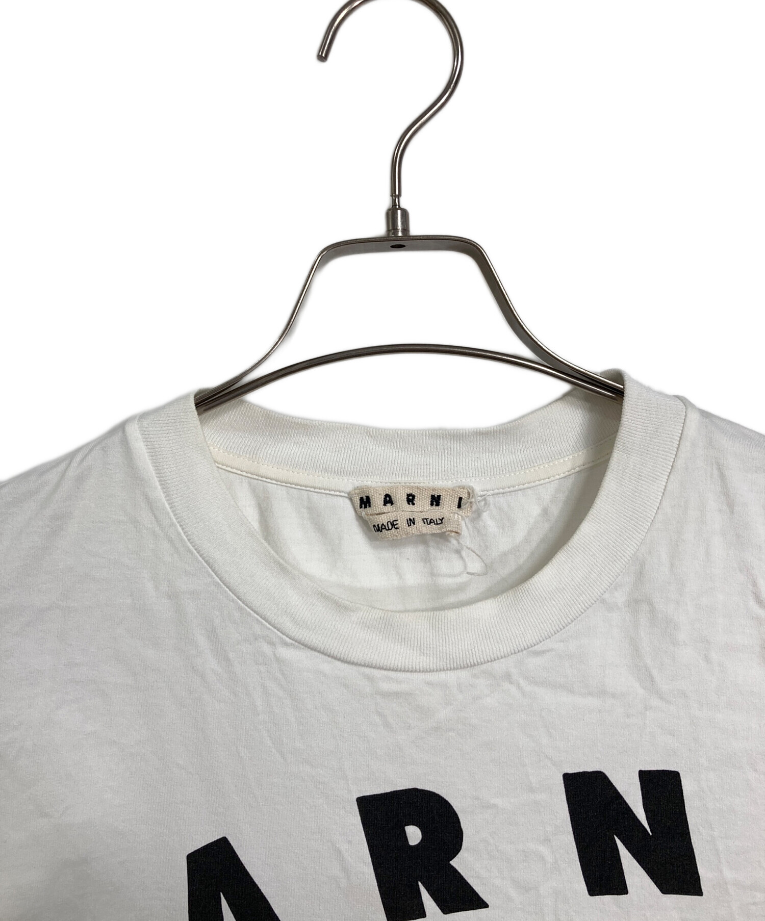 中古・古着通販】MARNI (マルニ) アーチ ロゴ プリント クルーネックT 