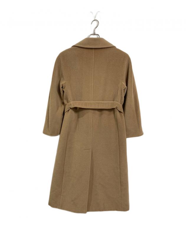 マックスマーラ　国内正規品　バージンウール　ロングコート　ベージュ　イタリア製 中古・古着通販】MaxMara (マックスマーラ) ヴァージンウールダブル