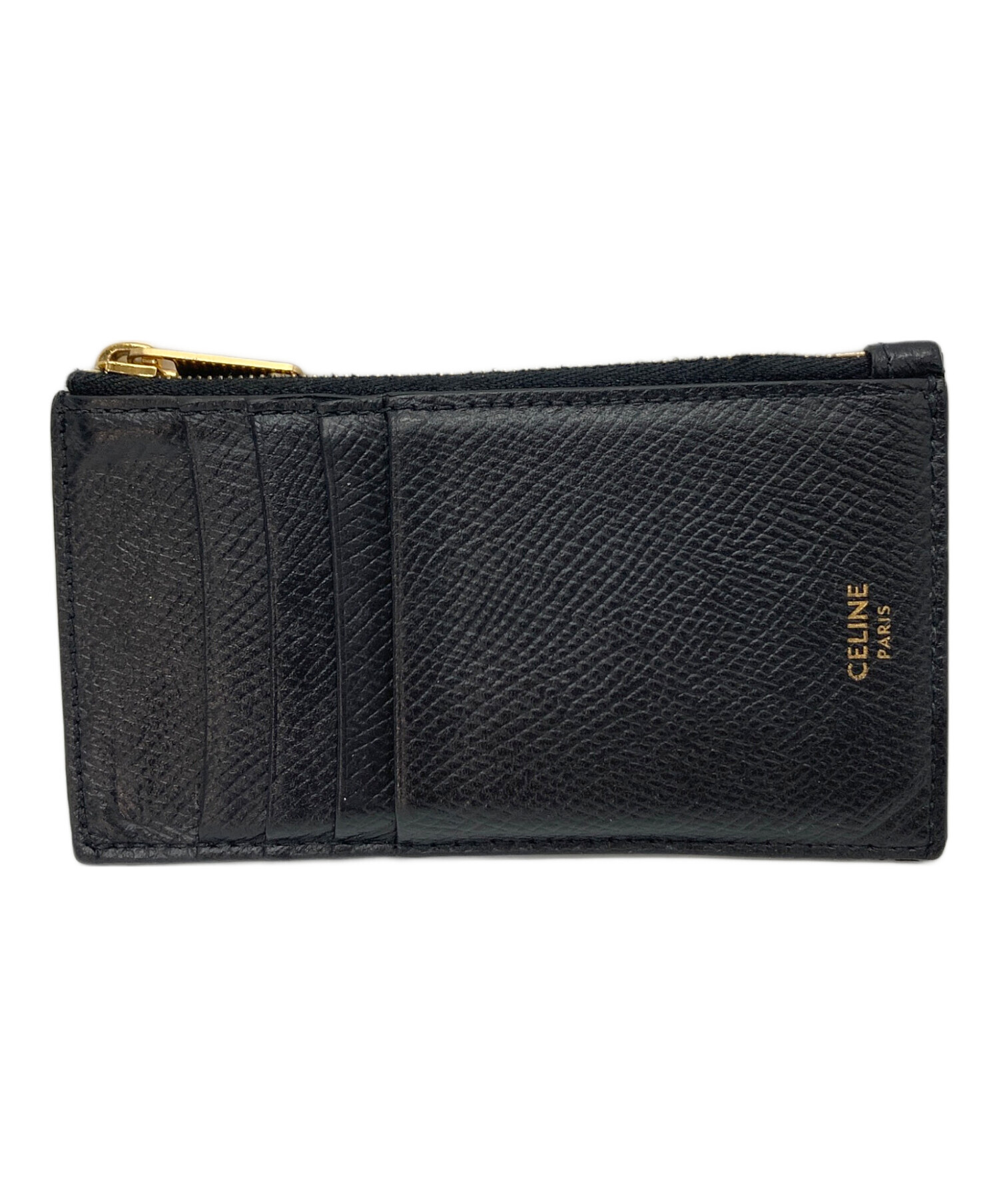 中古・古着通販】CELINE (セリーヌ) コンパクトジップ カードホルダー 