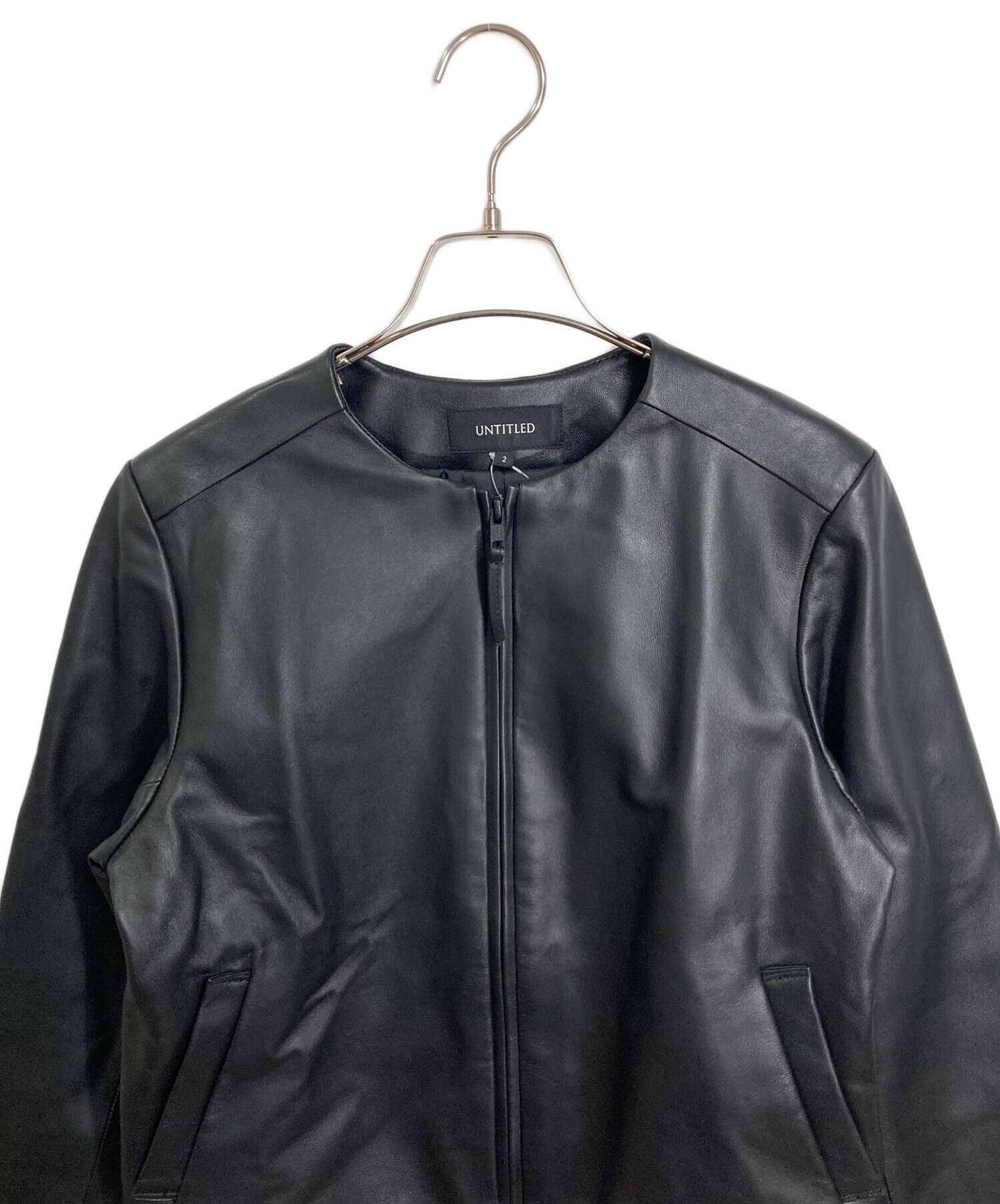中古・古着通販】UNTITLED (アンタイトル) ラムレザージャケット