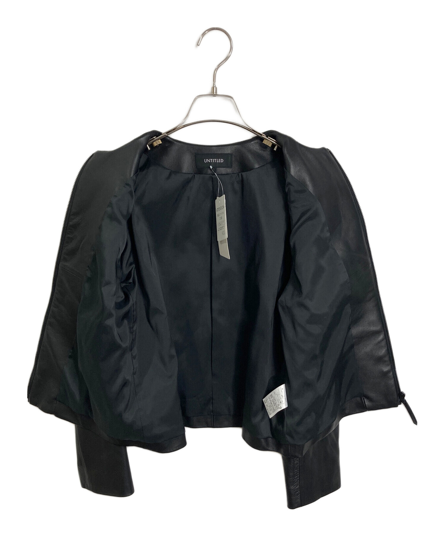 中古・古着通販】UNTITLED (アンタイトル) ラムレザージャケット