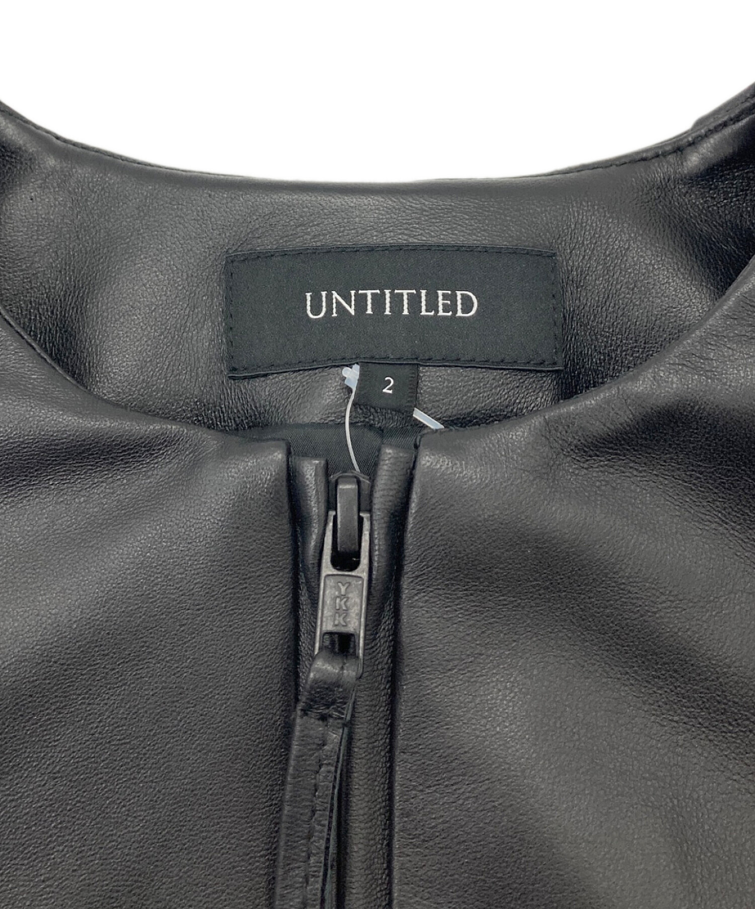 中古・古着通販】UNTITLED (アンタイトル) ラムレザージャケット