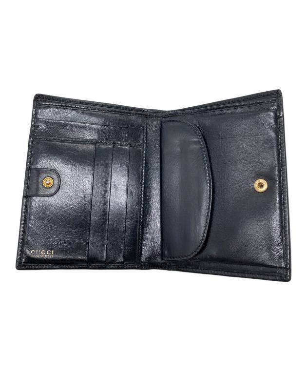 中古・古着通販】GUCCI (グッチ) オールドホースビット二つ折り財布