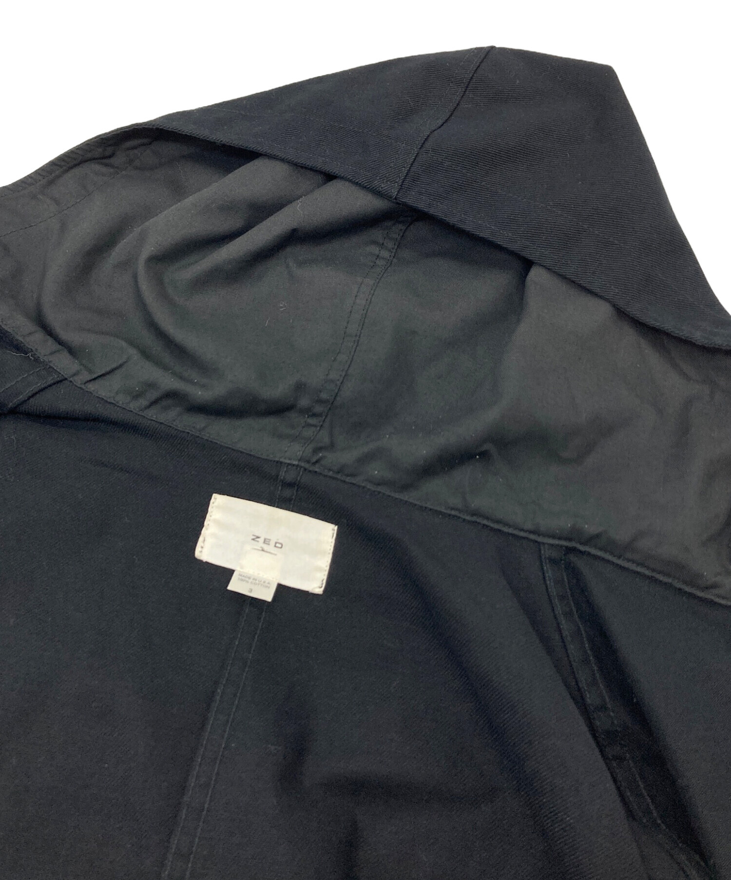 中古・古着通販】ZED (ジーイーディ) CUT OFF OVERSIZE JACKET カット 