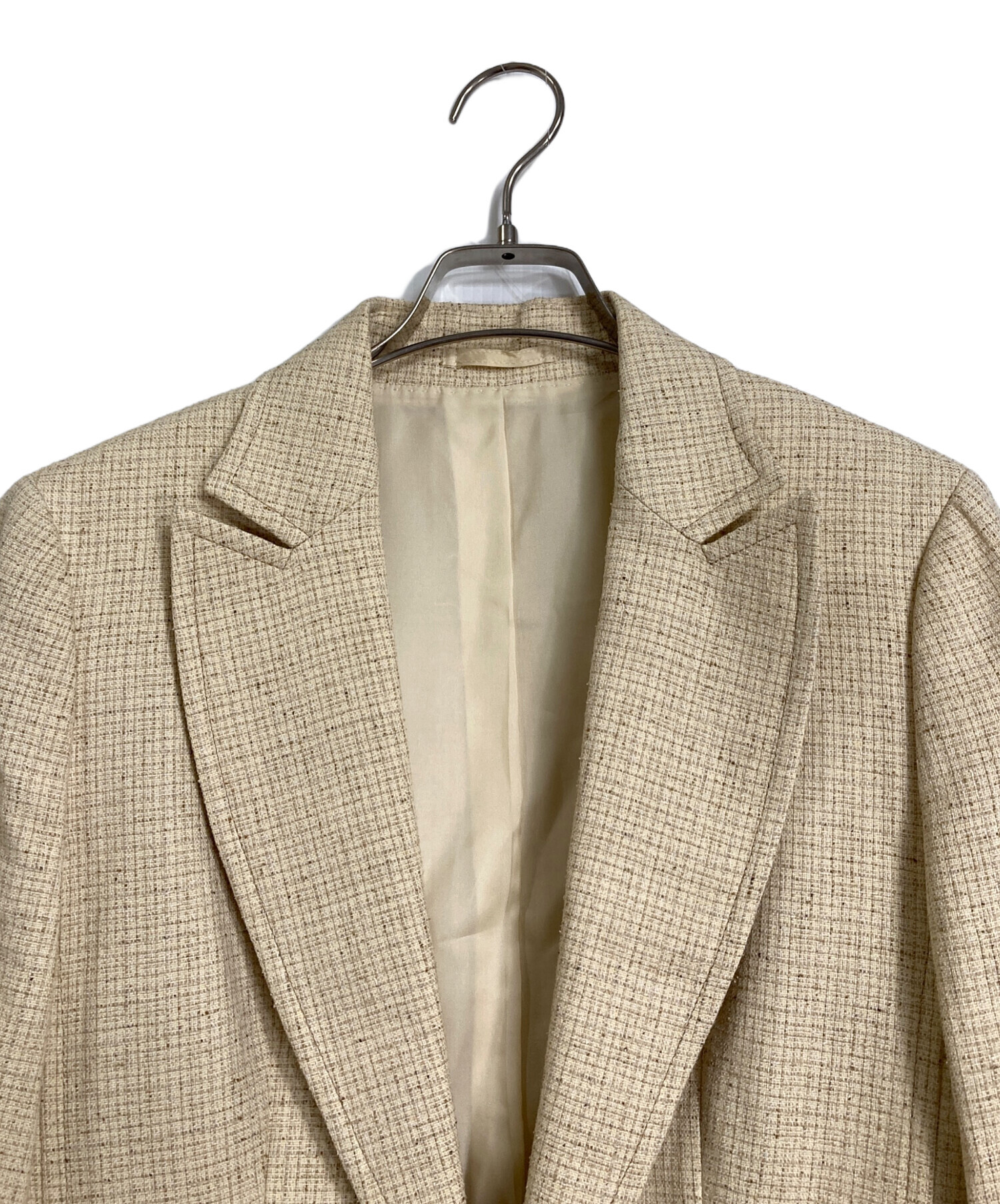 【美品】バーバリーロンドン ツイード スーツ セットアップベージュ Lサイズ 中古・古着通販】BURBERRY LONDON (バーバリーロンドン) セットアップ