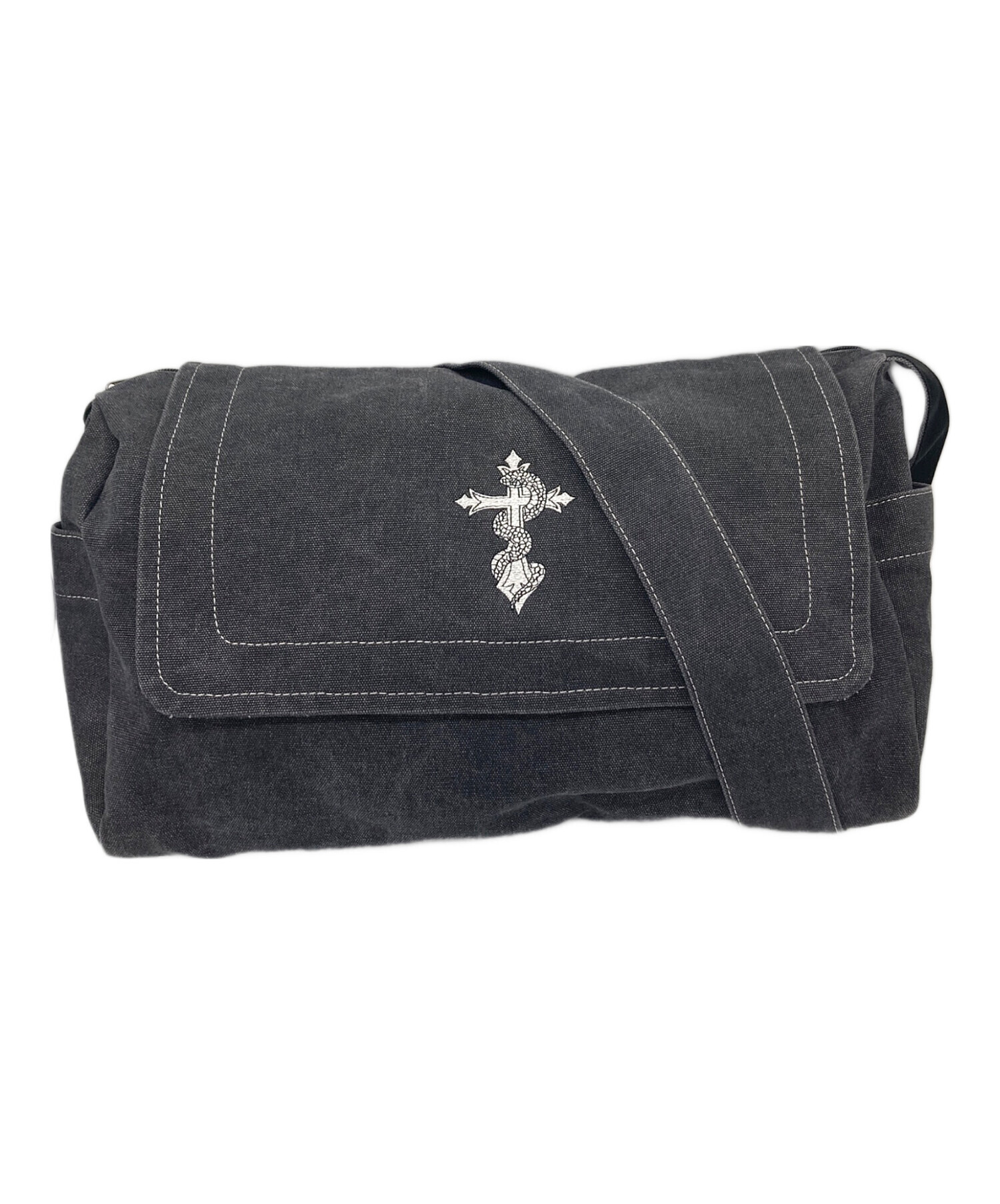 中古・古着通販】gibous (ギボス) CROSS SNAKE HOBO BAG ショルダー