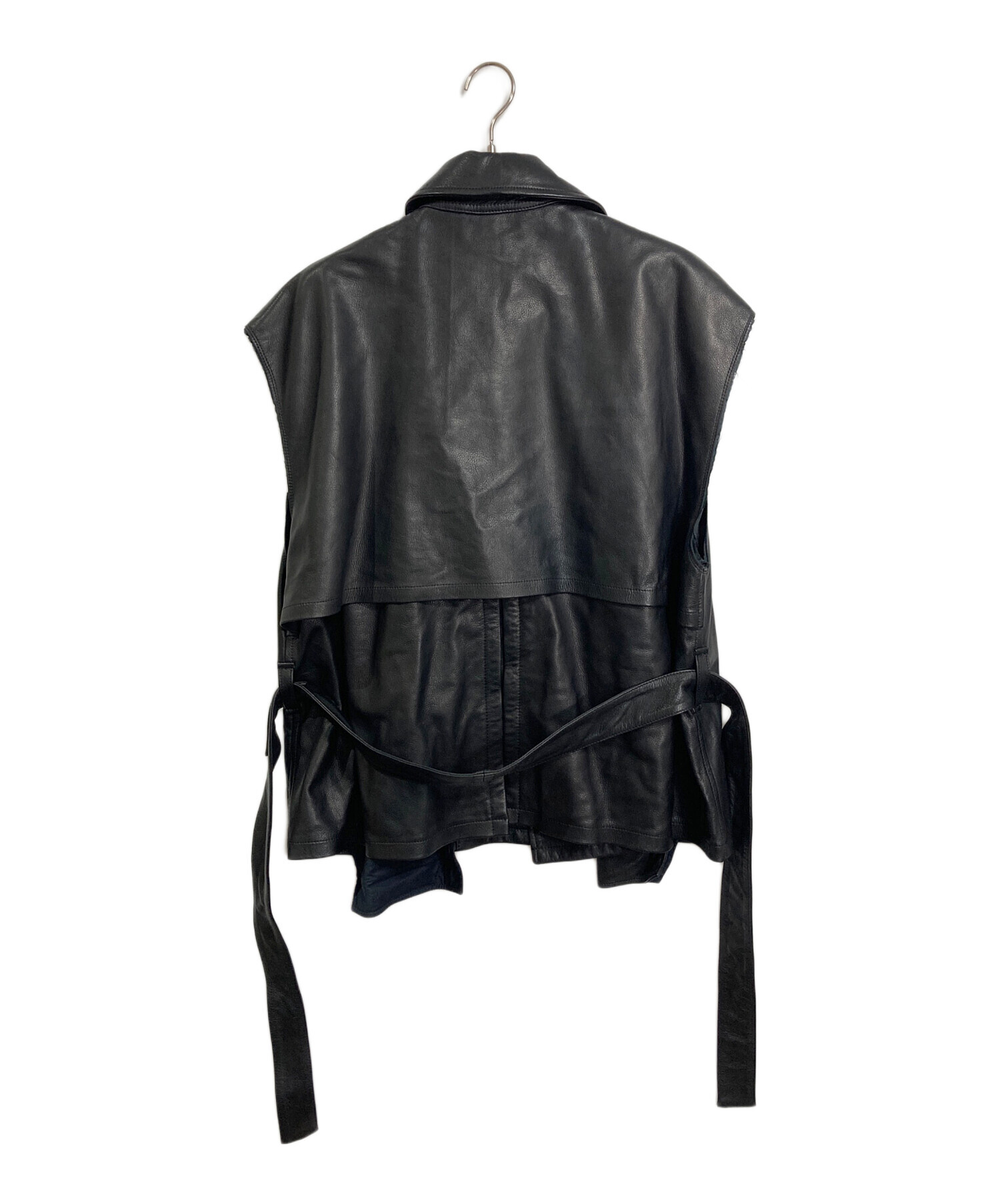 中古・古着通販】Blanc YM (ブランワイエム) Leather Short Trench