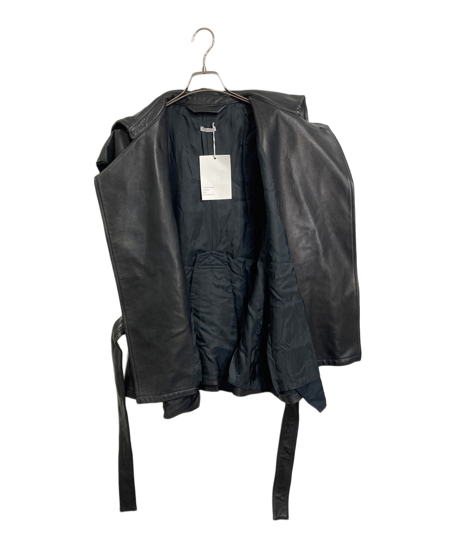 中古・古着通販】Blanc YM (ブランワイエム) Leather Short Trench 