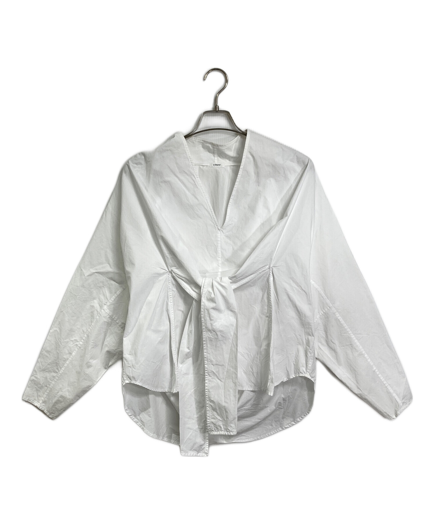 中古・古着通販】LOEFF (ロエフ) LF CTN BRD TIE SHIRT Vネック 