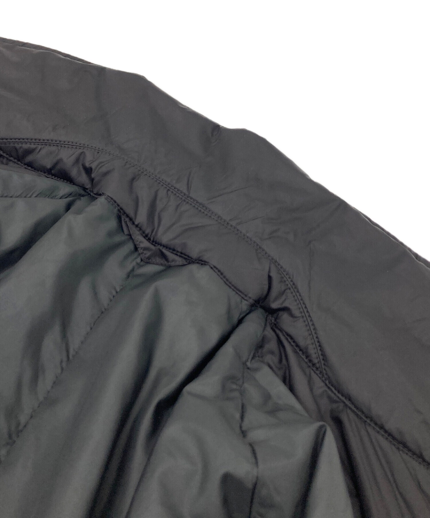 Steven Alan ナイロンコート フードコート 中綿 黒 Steven Alan ナイロンコート フードコート 中綿 黒 Steven Alan