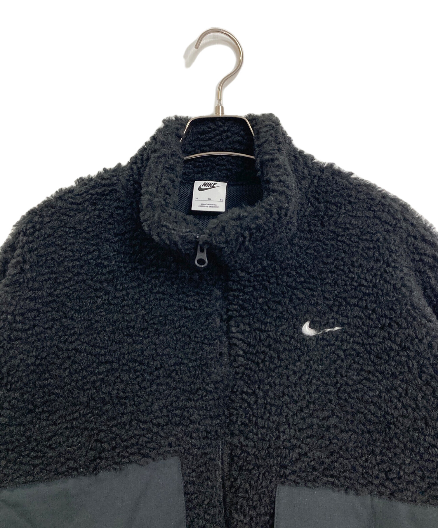 中古・古着通販】NIKE (ナイキ) Stand Collar Pocket Faux Shearling