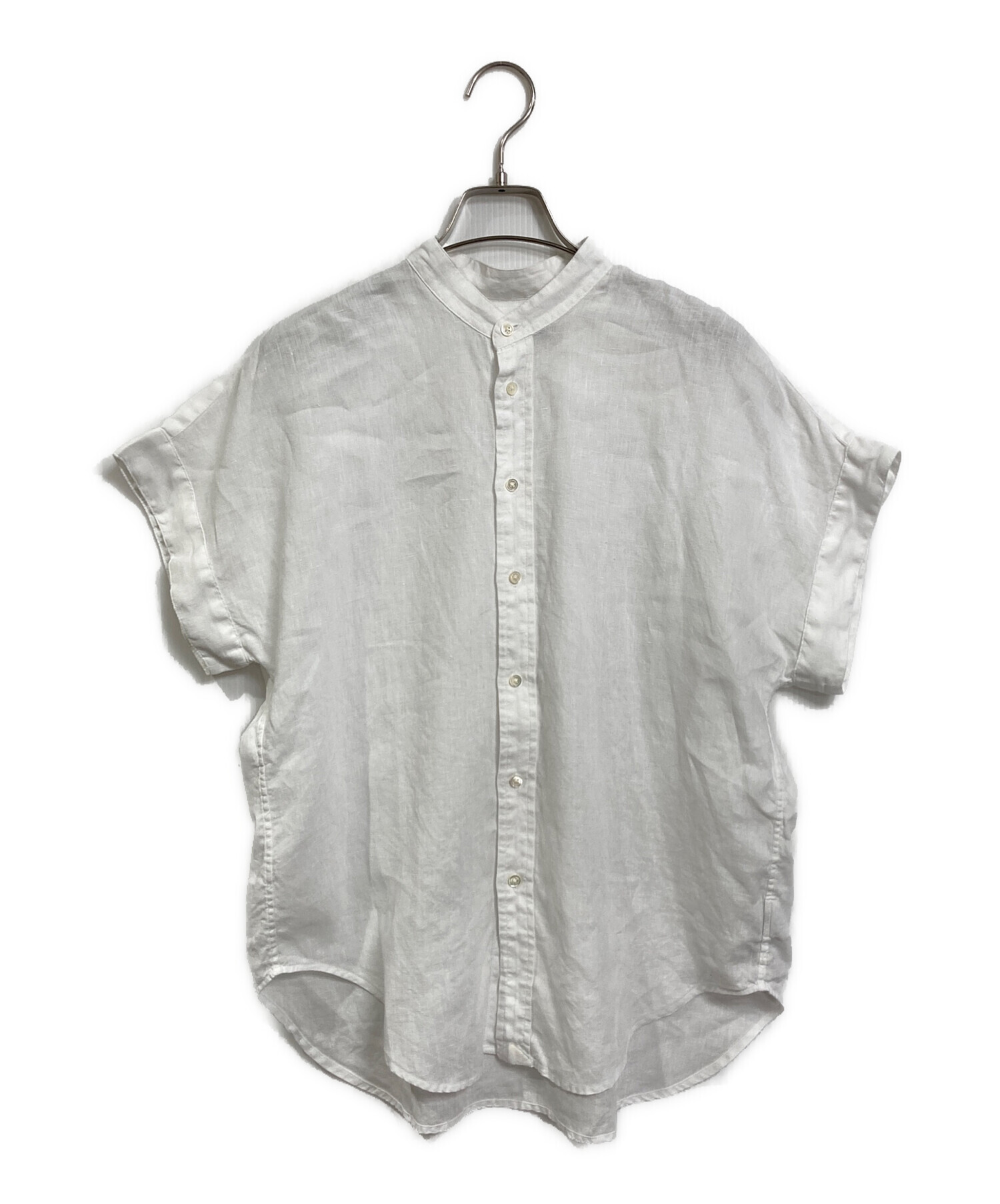 【美品】Polo Ralph Lauren 現行タグ 麻 バンドカラーシャツ L 中古・古着通販】POLO RALPH LAUREN (ポロ・ラルフローレン) リネン