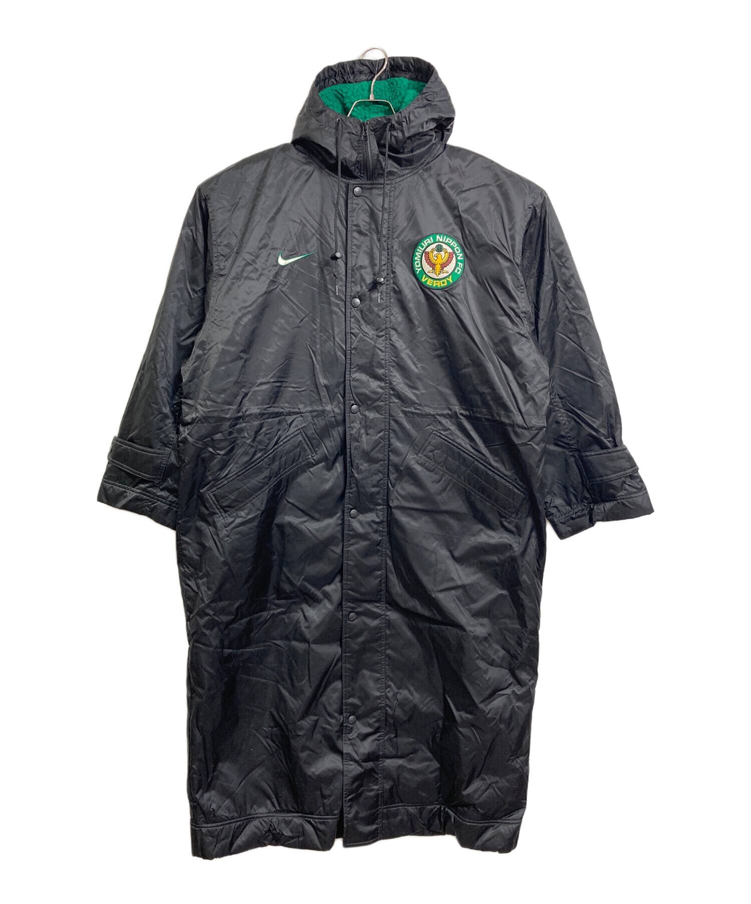 90s Jリーグ　読売ヴェルディ　NIKE ナイロンベンチコート　ホームカラー 中古・古着通販】NIKE (ナイキ) 【古着】読売ヴェルディ ベンチコート