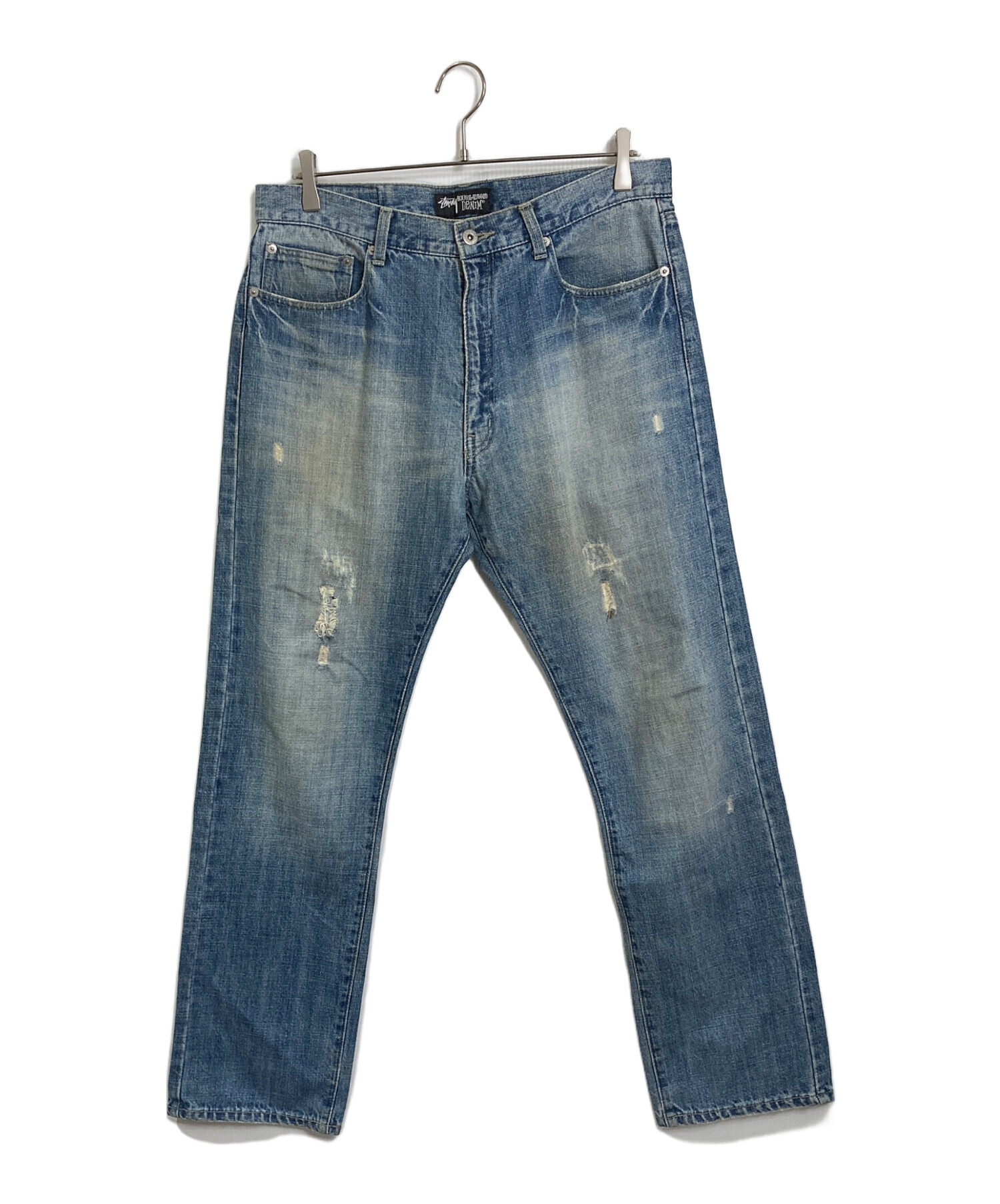 中古・古着通販】stussy (ステューシー) ROUGH RUGGED DENIM ダメージ