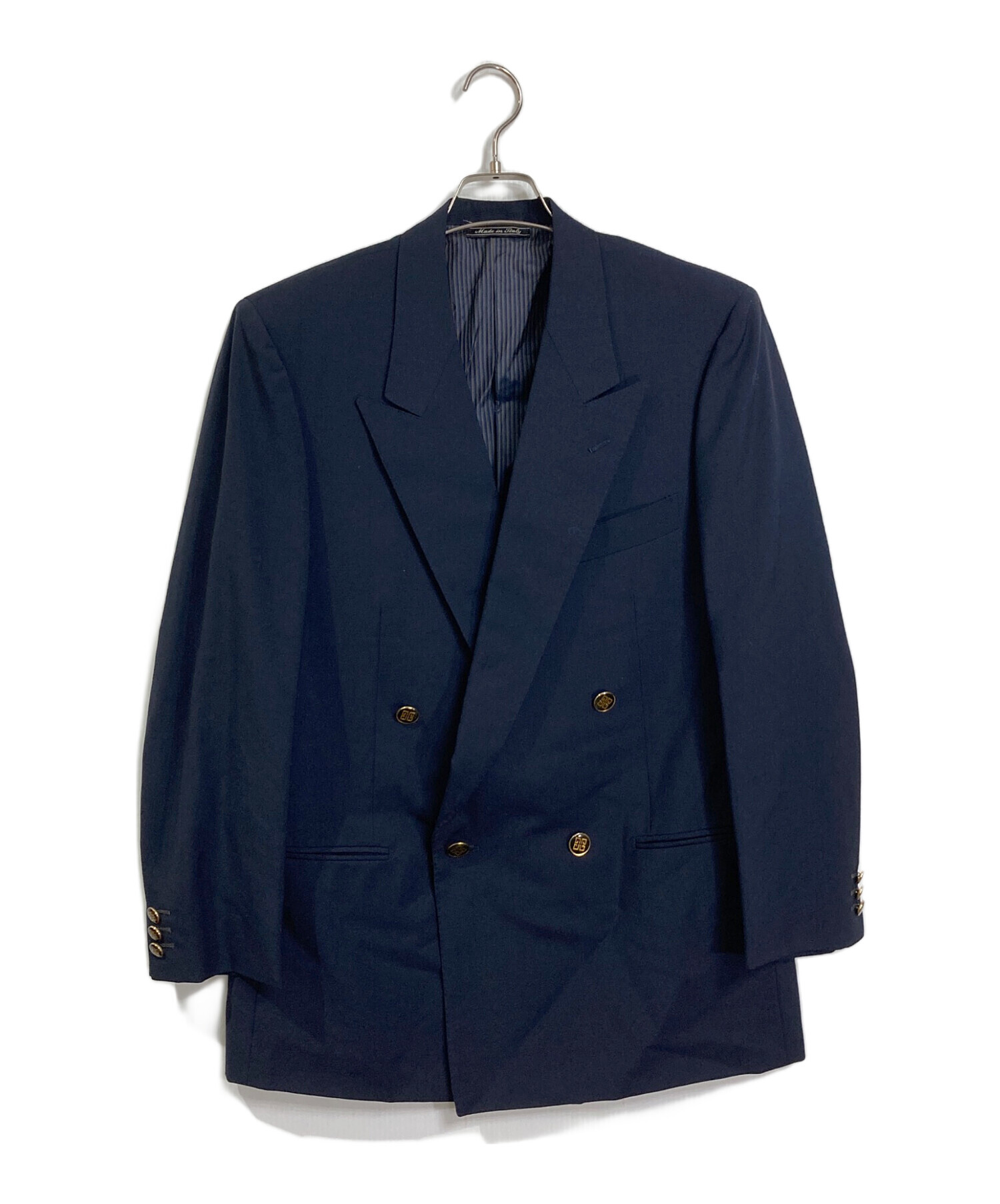 中古・古着通販】GIVENCHY (ジバンシィ) 【古着】ロゴボタンダブル