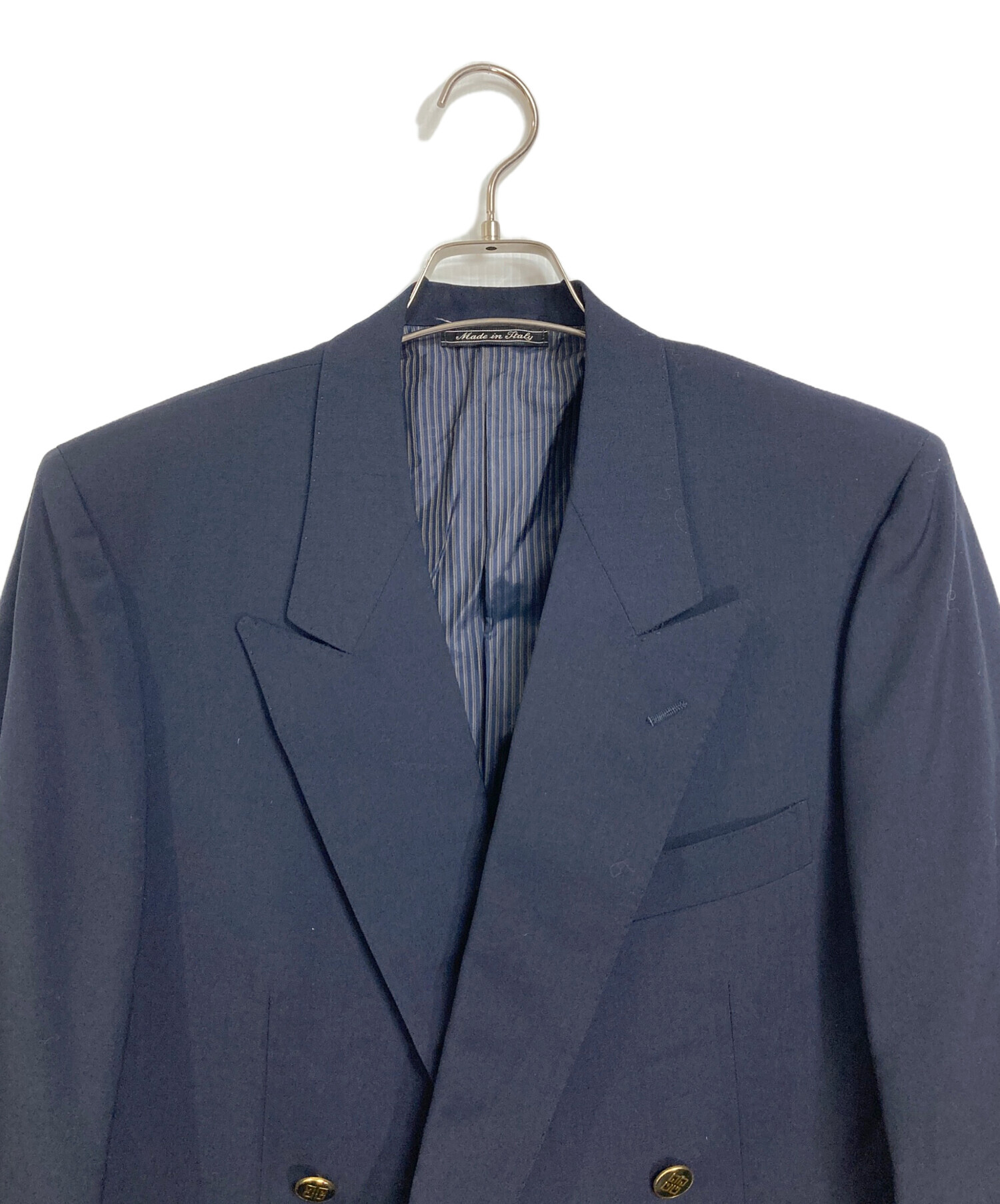 中古・古着通販】GIVENCHY (ジバンシィ) 【古着】ロゴボタンダブル