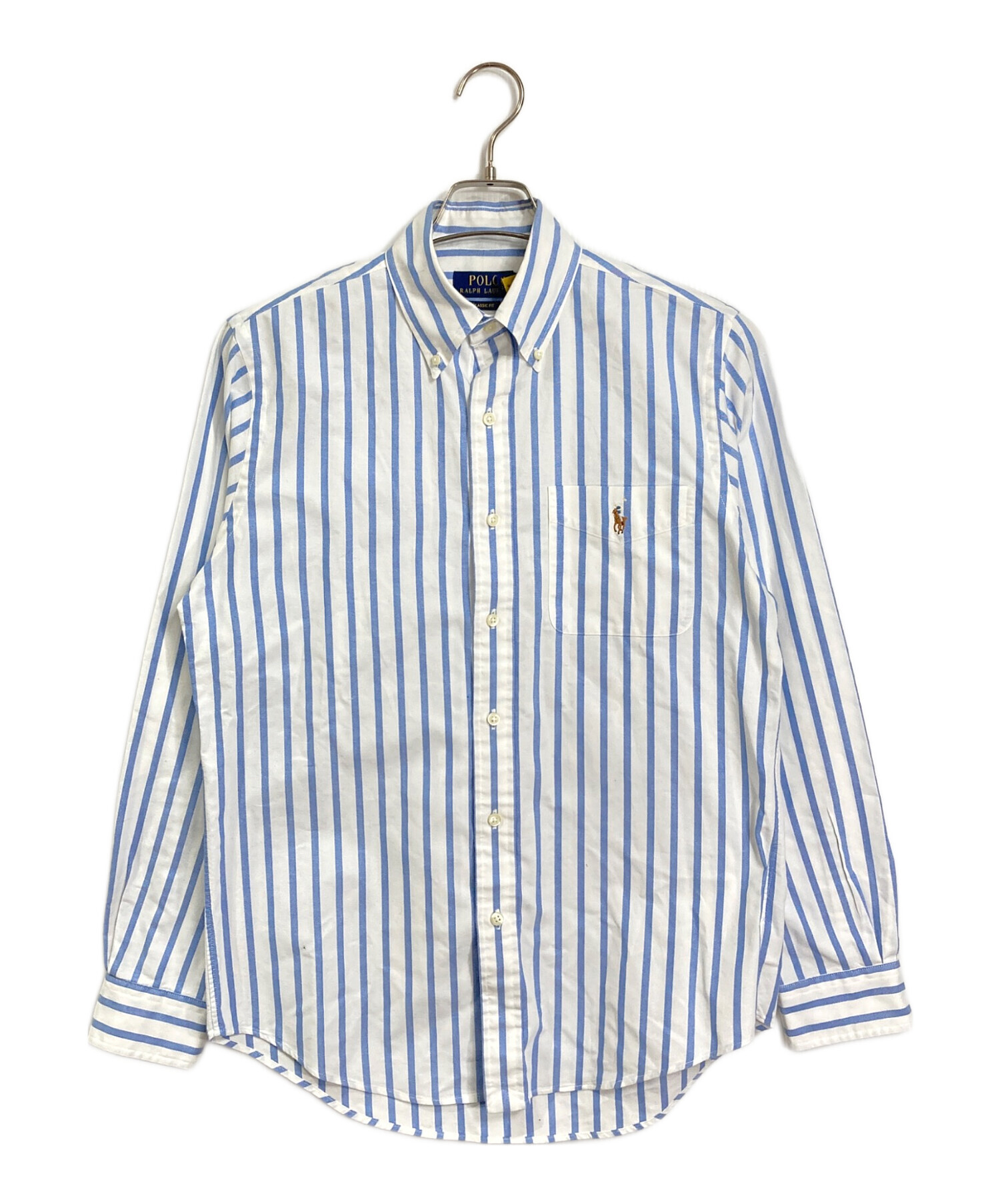 未使用に近い　ポロラルフローレン　レジメンタルストライプ　クレスト　ポニー柄 中古・古着通販】POLO RALPH LAUREN (ポロ・ラルフローレン