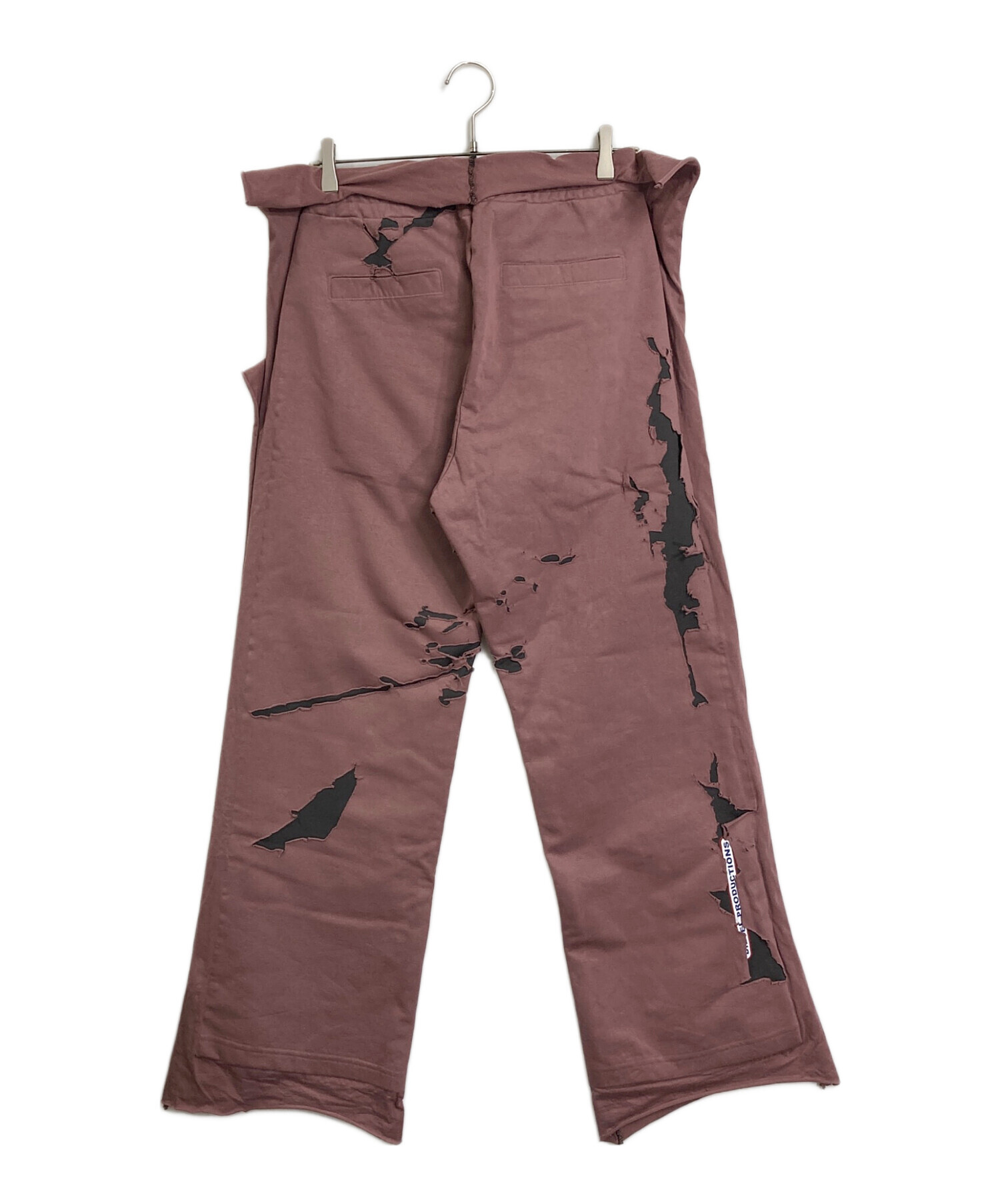 中古・古着通販】DIESEL (ディーゼル) ダメージ加工ワイドスウェット