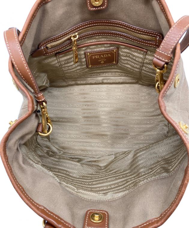 中古・古着通販】PRADA (プラダ) 2WAYショルダーバッグ ハンドバッグ