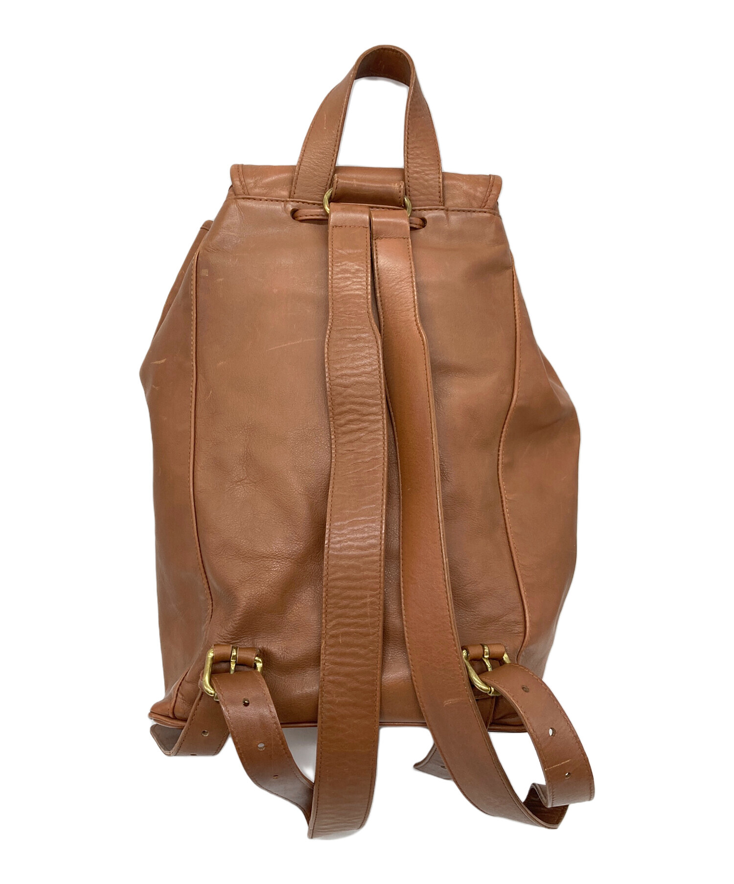 中古・古着通販】COACH (コーチ) レザーリュック OLD COACH オールド