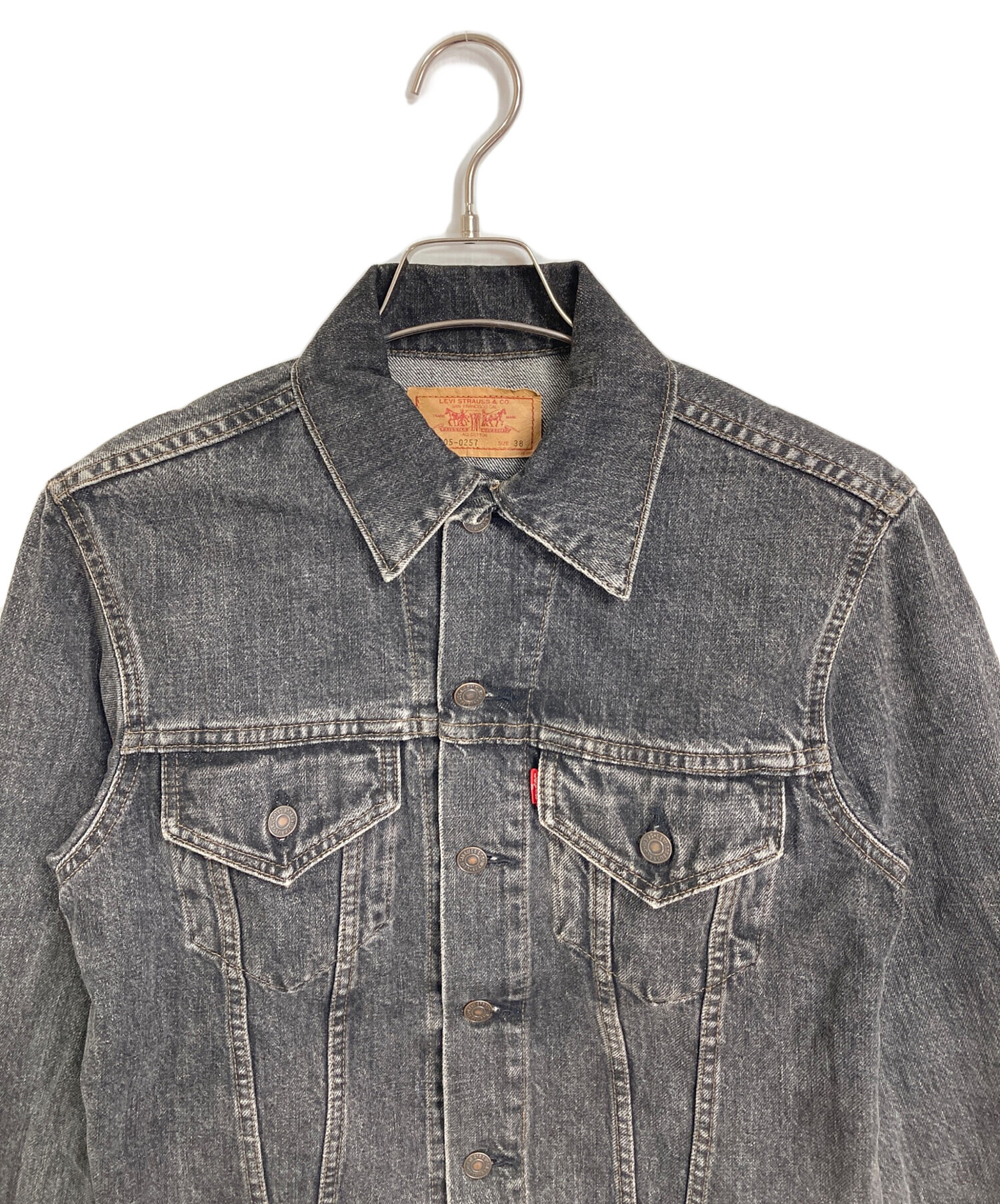 中古・古着通販】LEVI'S (リーバイス) 先染めデニムジャケット グレー