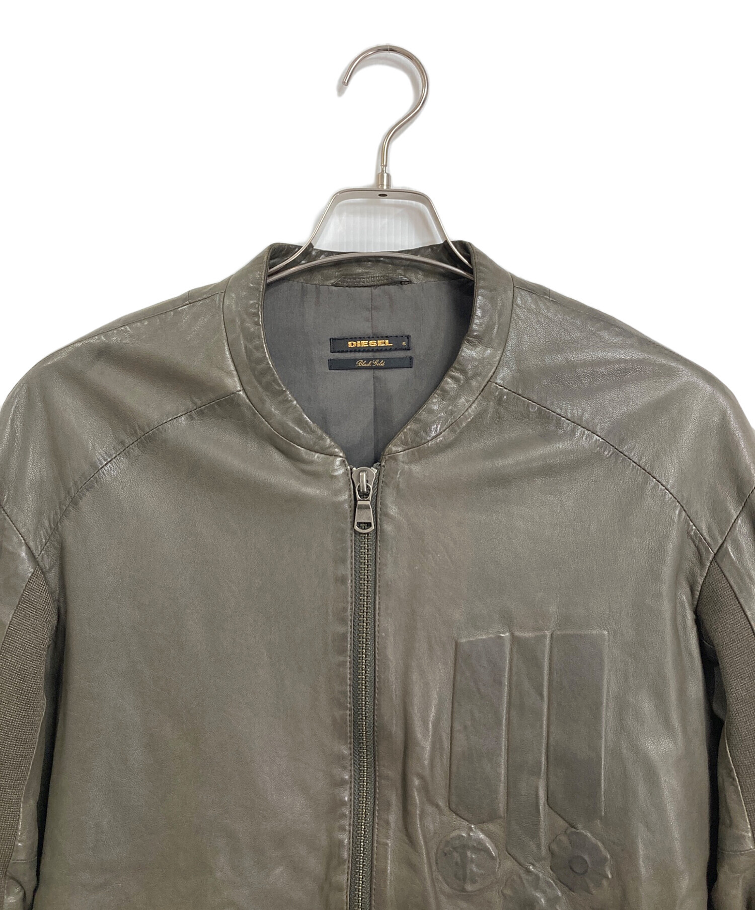 中古・古着通販】DIESEL (ディーゼル) シングルライダースジャケット