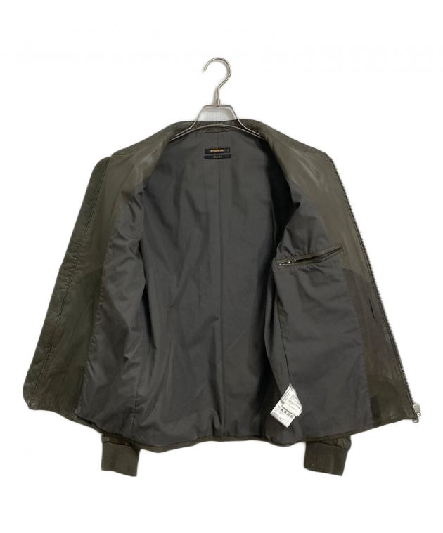 中古・古着通販】DIESEL (ディーゼル) シングルライダースジャケット
