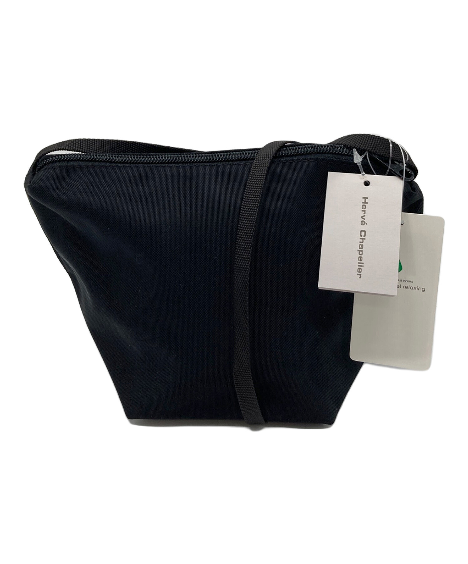 HERVE CHAPELIER エルベシャプリエ ショルダーバッグ - 黒 【古着】【中古】 中古・古着通販】Herve Chapelier (エルベシャプリエ) ショルダー