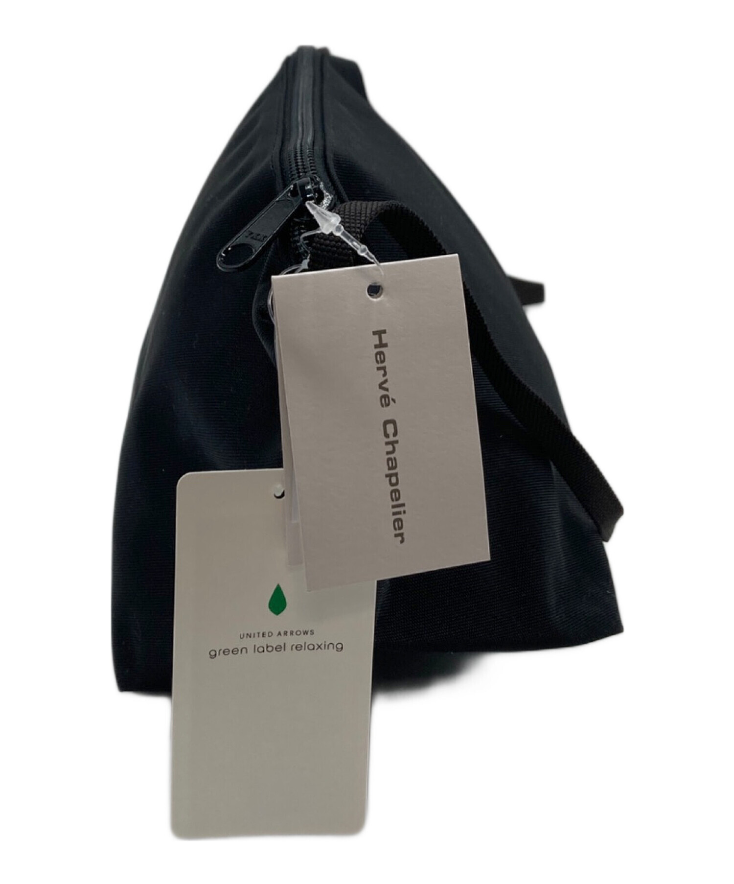 HERVE CHAPELIER エルベシャプリエ ショルダーバッグ - 黒 【古着】【中古】 中古・古着通販】Herve Chapelier (エルベシャプリエ) ショルダー