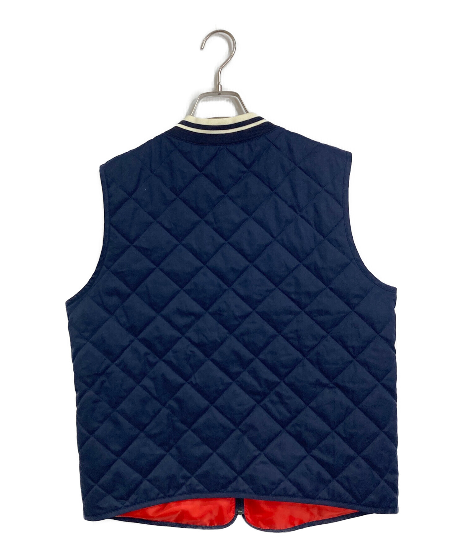 【未使用品】ToryBurch トリーバーチ　ダウン　ベスト　ネイビー　ボルドー 中古・古着通販】TORY BURCH (トリーバーチ) キルティングベスト TORY