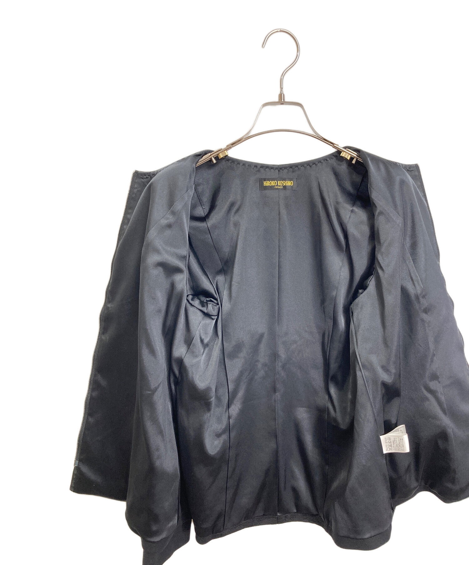 中古・古着通販】HIROKO KOSHINO (ヒロコ コシノ) エコレザー切替