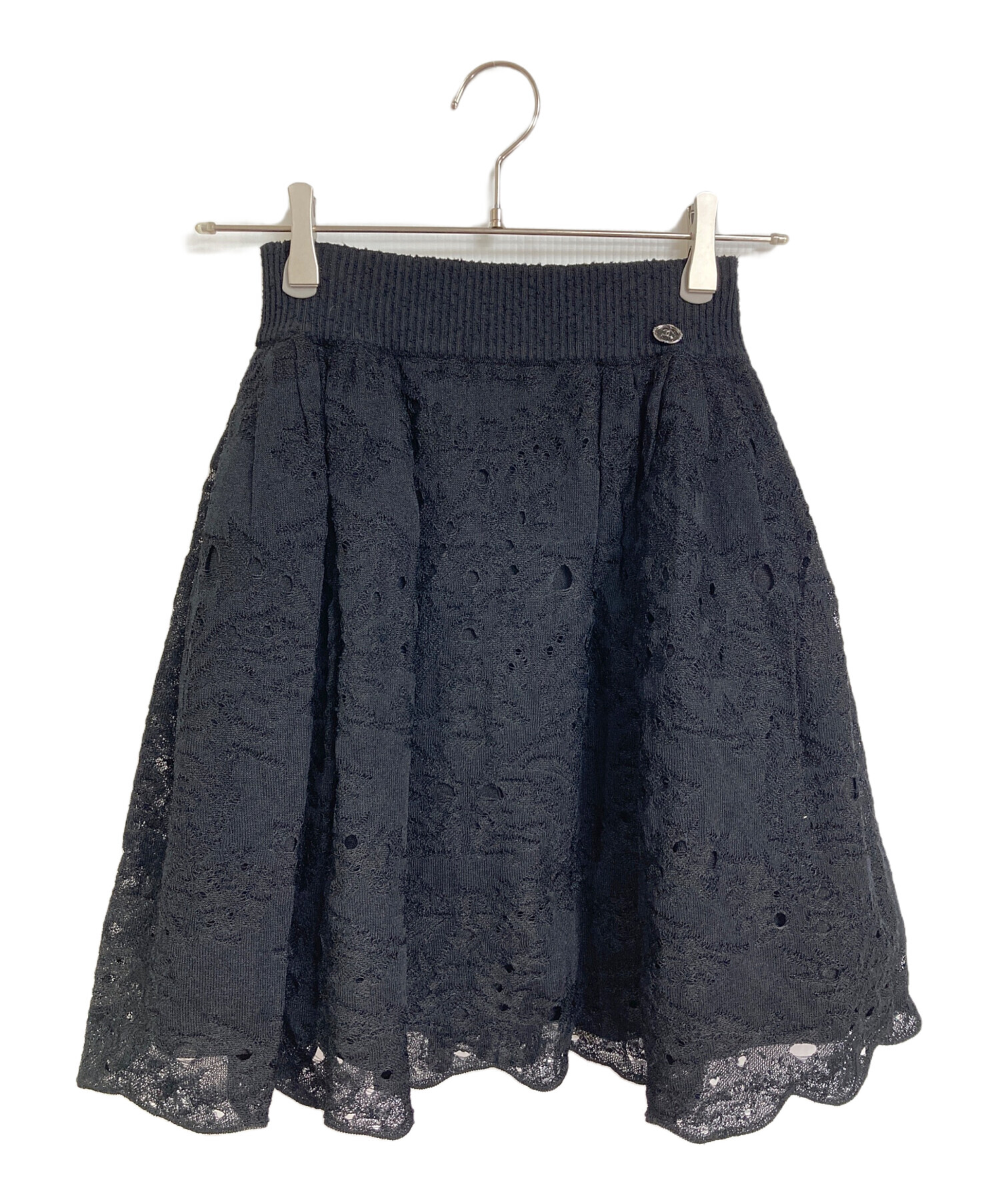 中古・古着通販】CHANEL (シャネル) ココマークチャームレースミニ