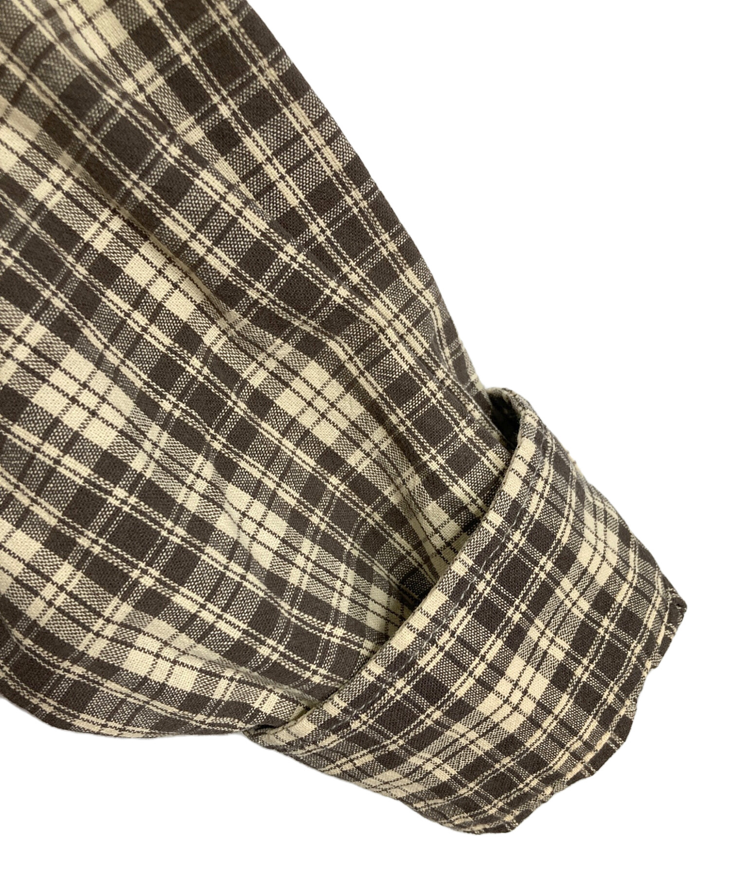 中古・古着通販】RRL (ダブルアールエル) コットンチェックシャツ 長袖