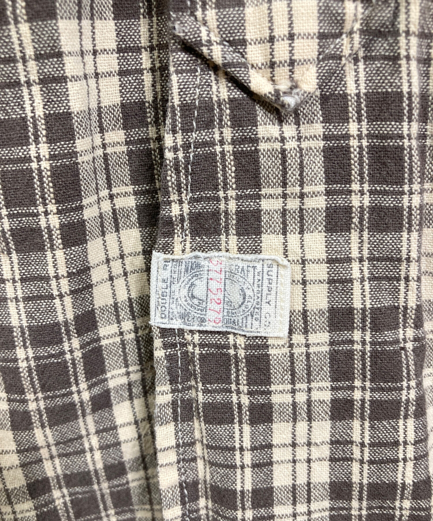 中古・古着通販】RRL (ダブルアールエル) コットンチェックシャツ 長袖