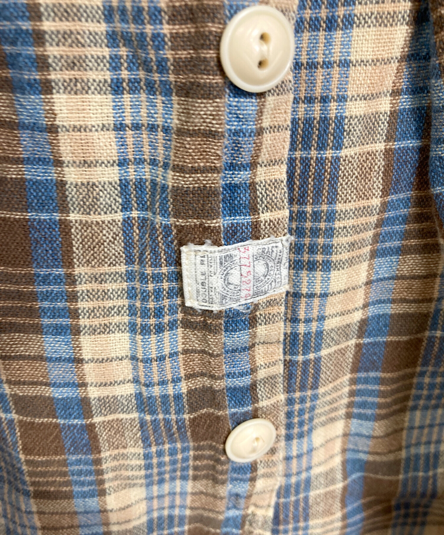 中古・古着通販】RRL (ダブルアールエル) チェックシャツ 長袖シャツ