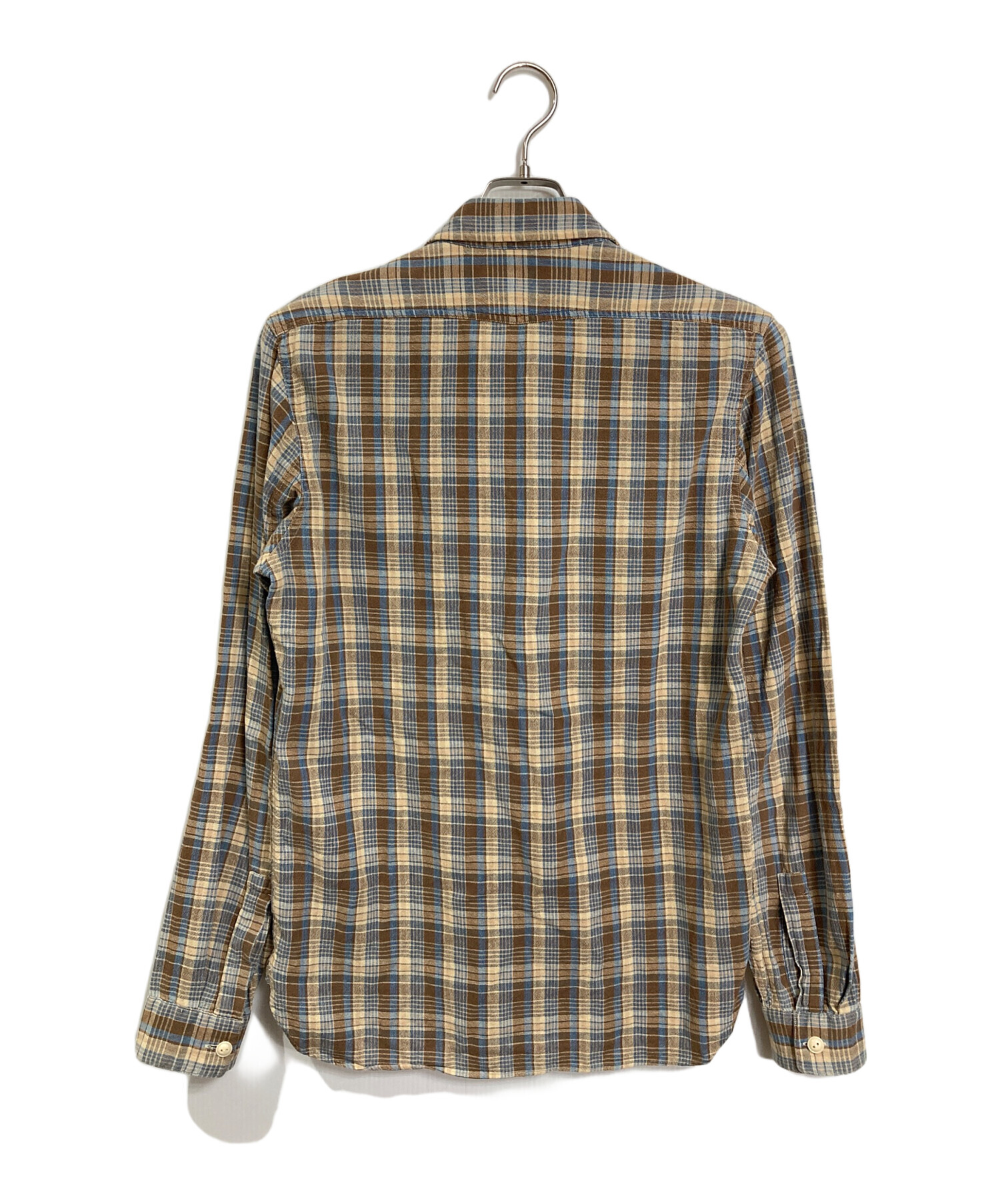 中古・古着通販】RRL (ダブルアールエル) チェックシャツ 長袖シャツ