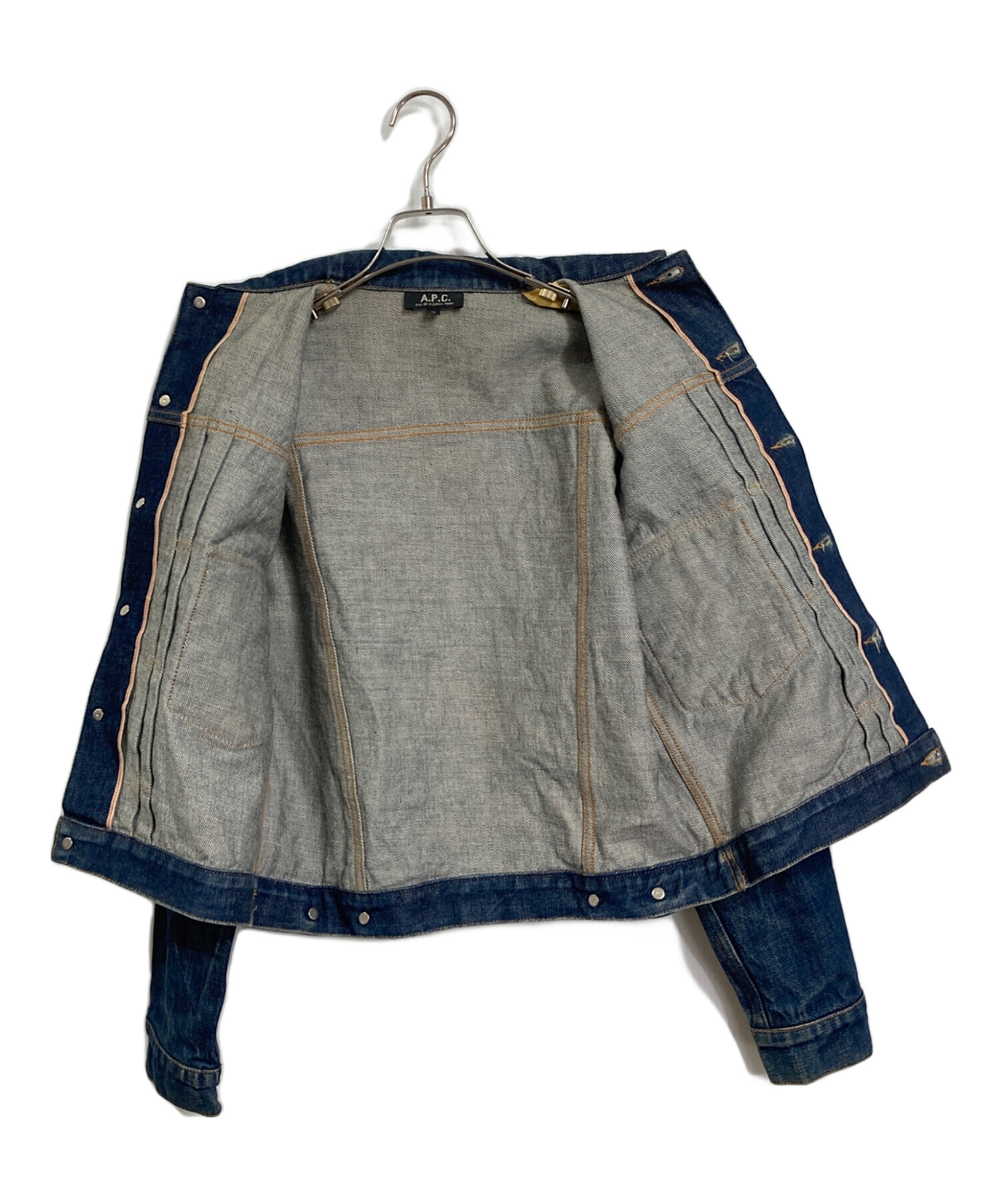 A.P.C. デニムジャケット インディゴ Mサイズ 中古・古着通販】A.P.C. (アーペーセー) A.P.C. デニムジャケット