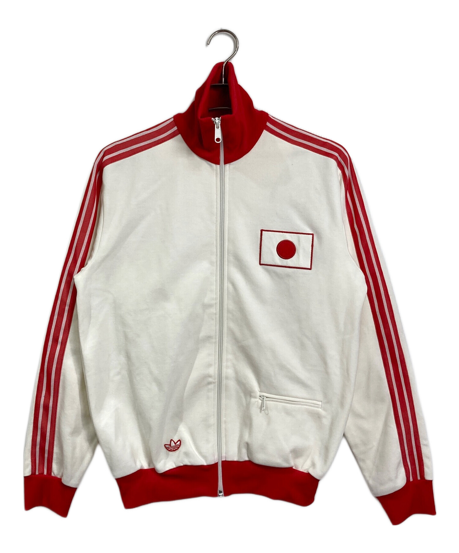 adidas トラックジャケット ホワイト/レッド古着 中古・古着通販】adidas (アディダス) 【古着】東京オリンピック